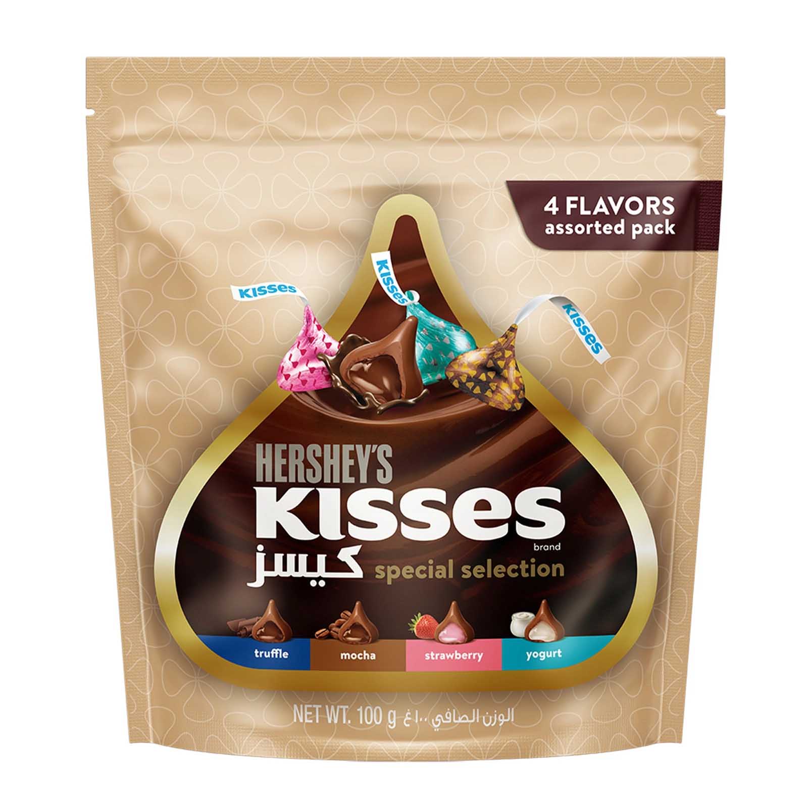 CHOCOLATE SPECIAL EDITION KISSES HERSHEYS ( 100 GM )