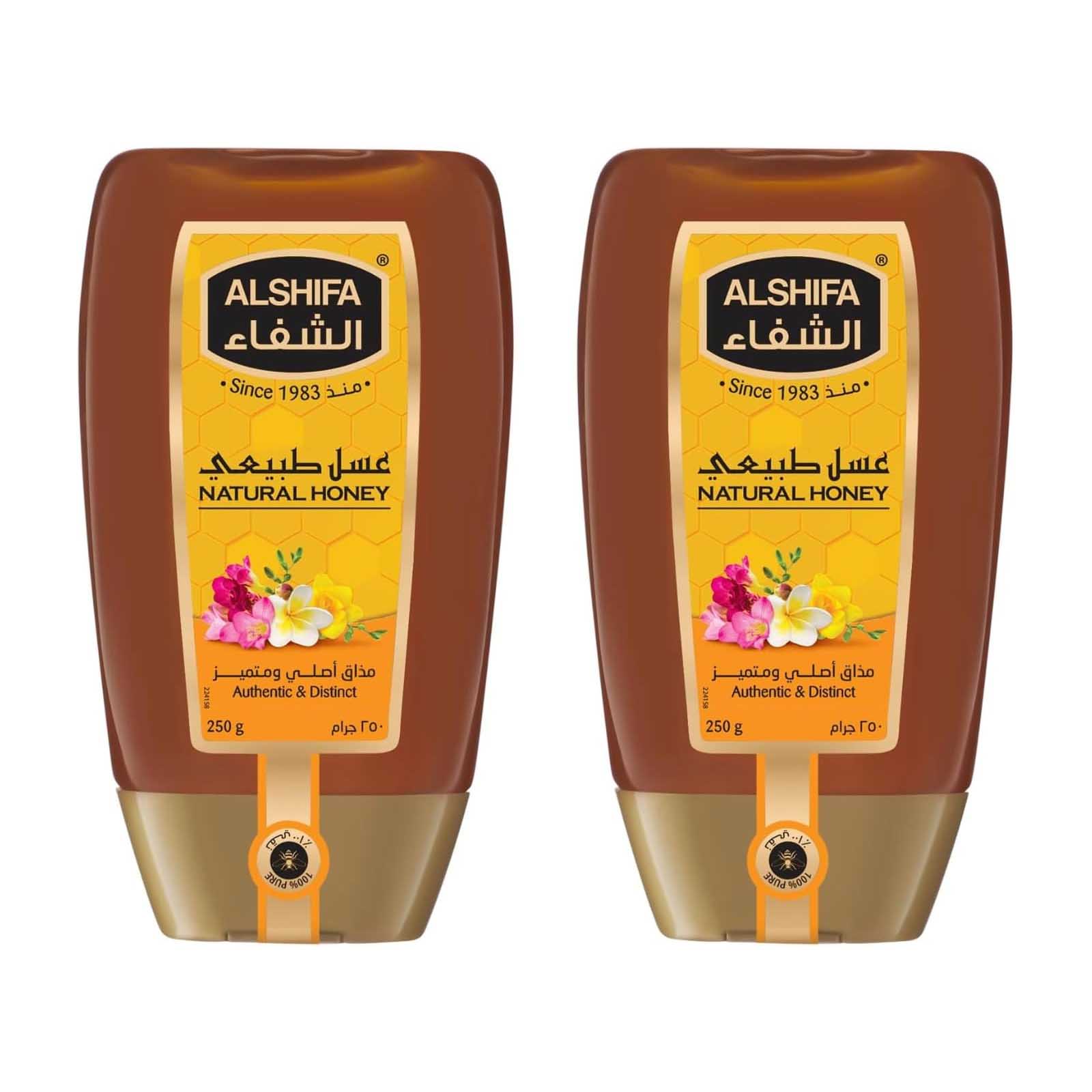 HONEY SQUEEZE NATURAL ALSHIFA ( 2 X 250 GM )