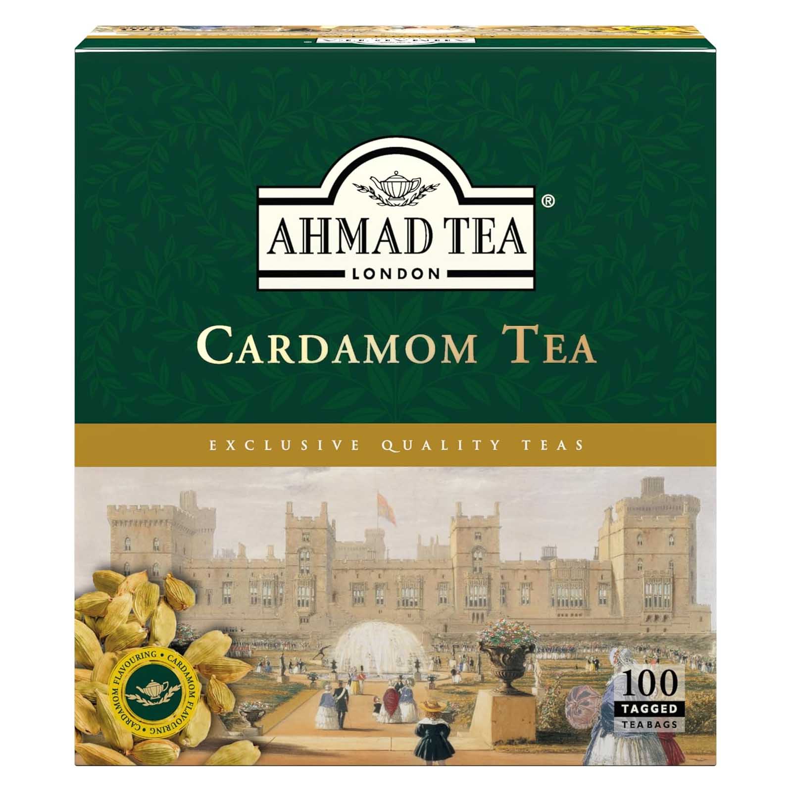 TEA BAG CARDAMOM AHMAD TEA ( 100 BAGS )