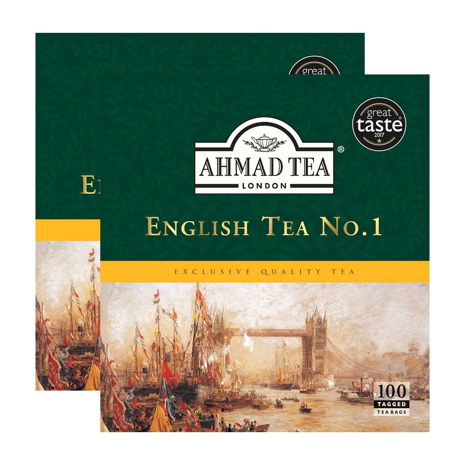 TEA BAG ENGLISH NO.1 AHMAD TEA ( 2 X 100 BAGS )