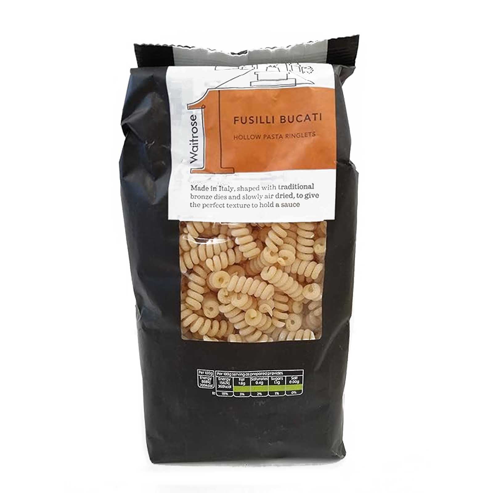  Waitrose Pasta Fusilli Bucati 500 g