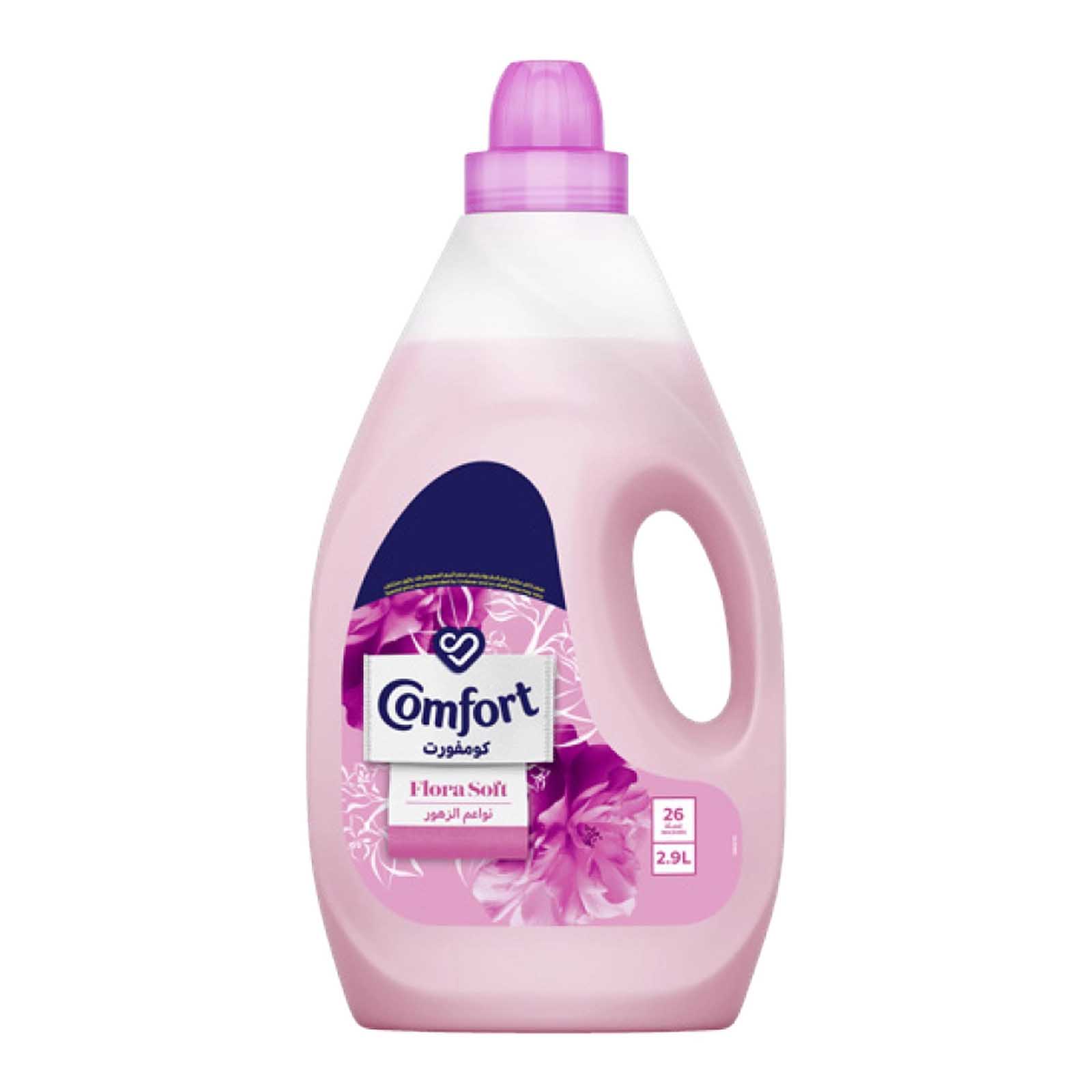 FABRIC SOFTENER FLORA SOFT COMFORT ( 2.9 LTR )