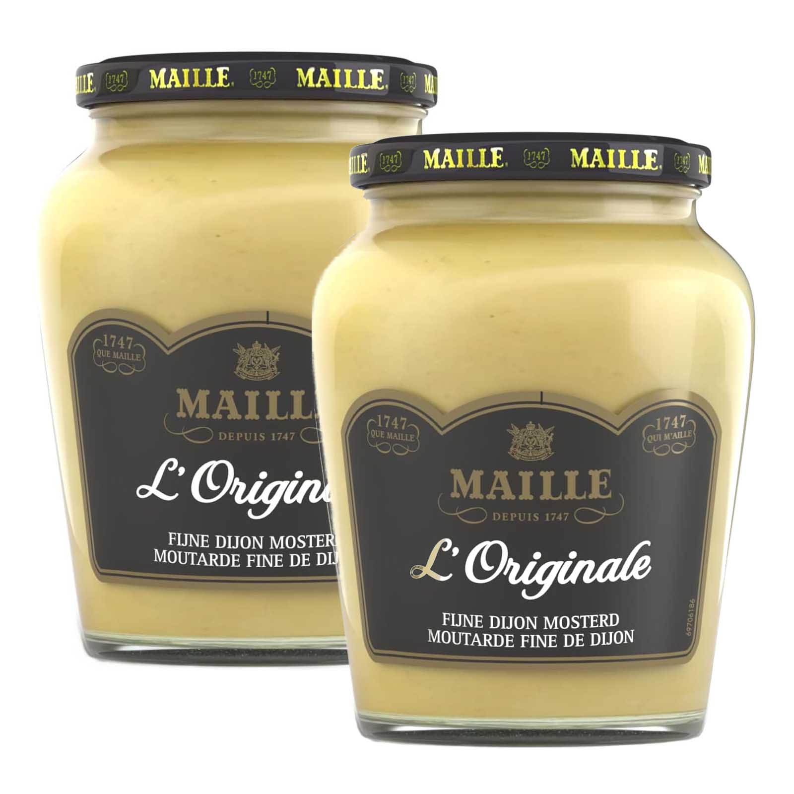 DIJON ORIGINAL MUSTARD MAILLE ( 2 X 360 GM )