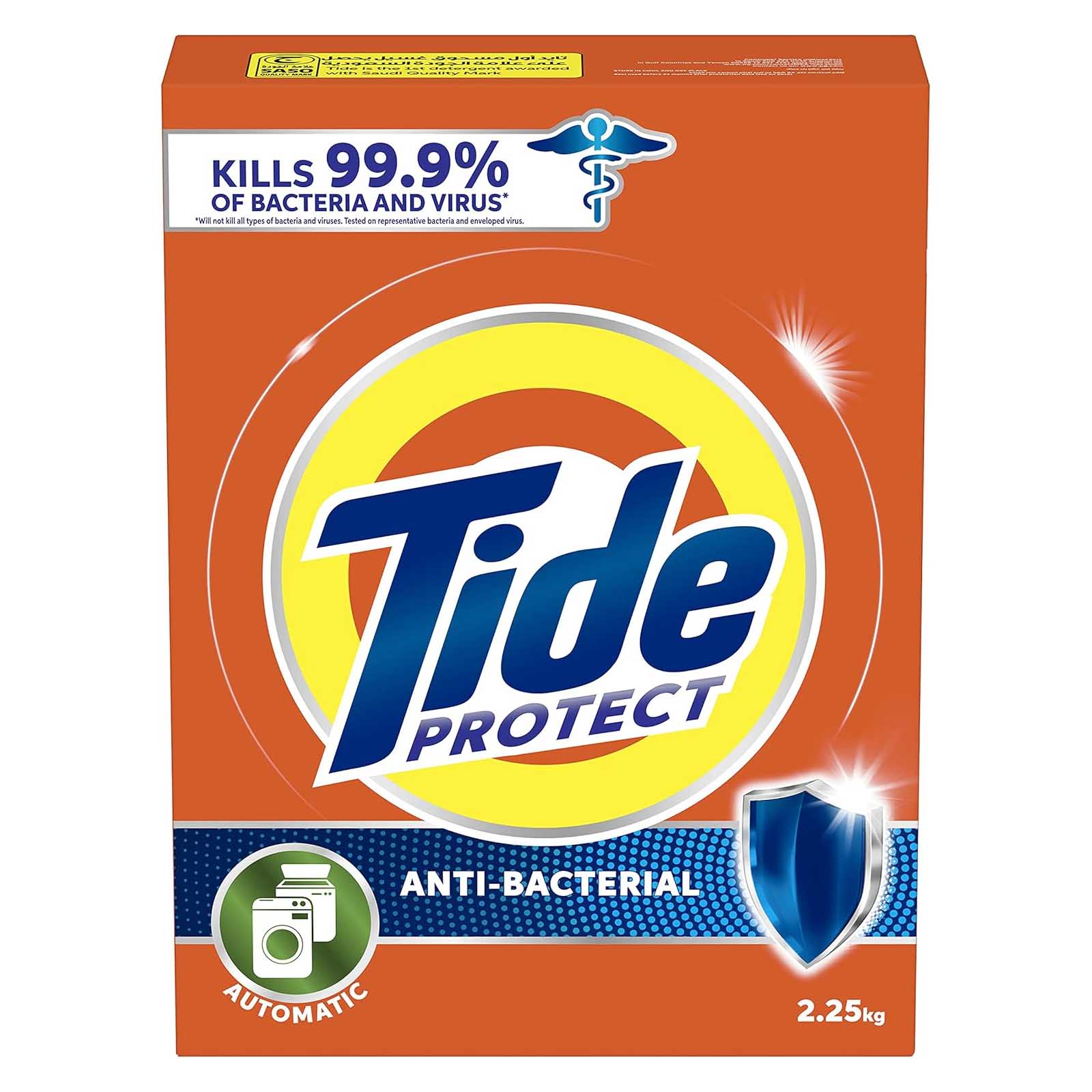 LAUNDRY DETERGENT POWDER ANTI BACTERIAL AUTOMATIC TIDE (  2.25 KG )