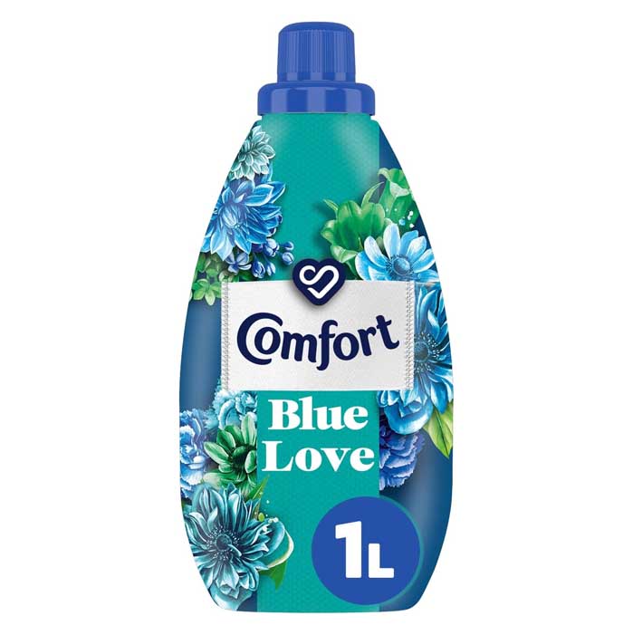 FABRIC SOFTENER CONCENTRATE BLUE LOVE COMFORT ( 1 LTR )