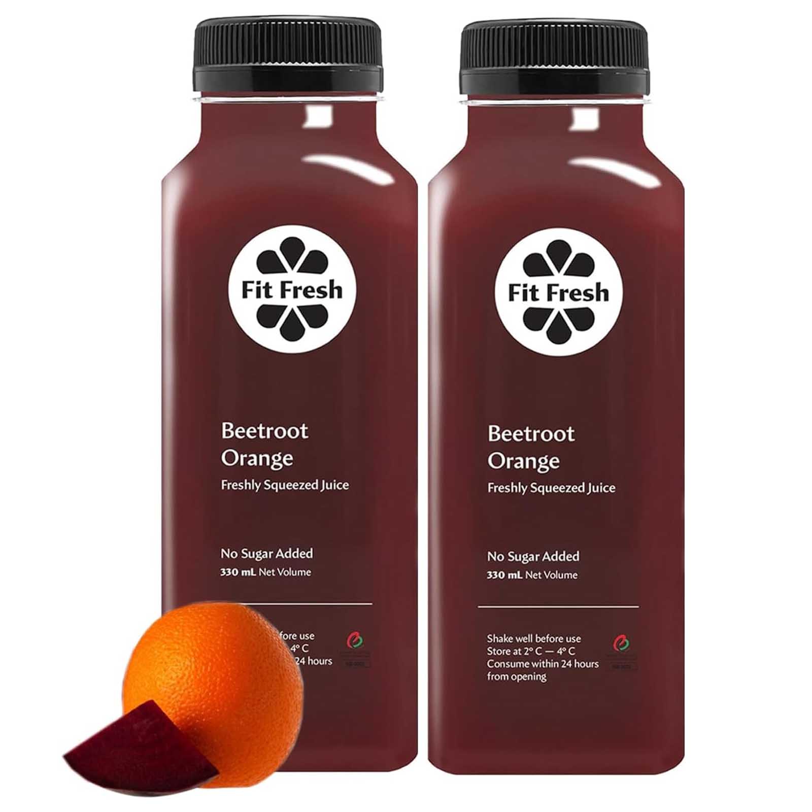  Fit Fresh Beetroot & Orange Juice 2 x 330 ml
