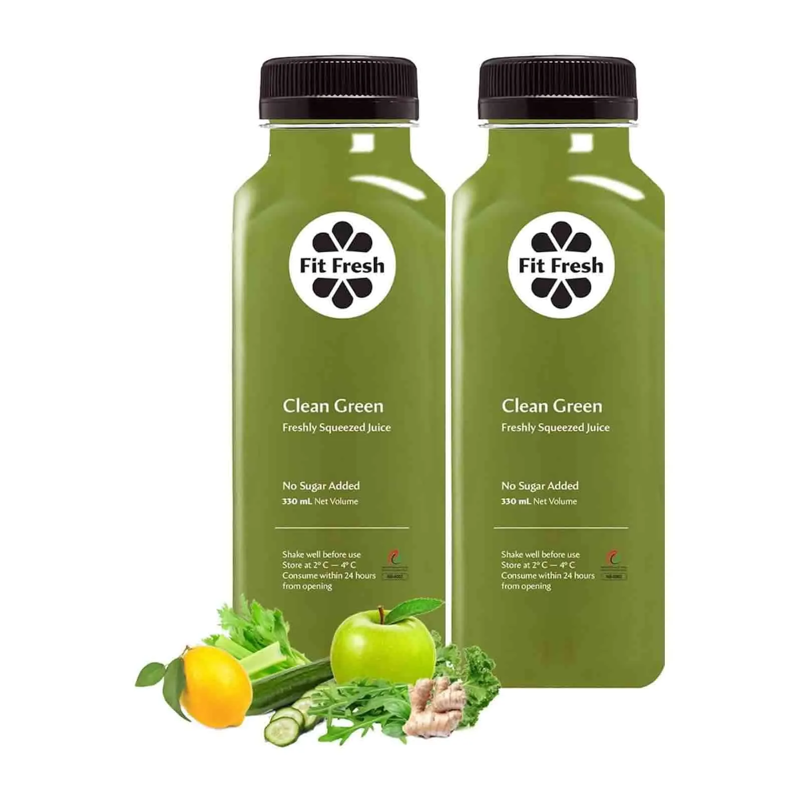 CLEAN GREEN JUICE FF ( 2 X 330 ML )