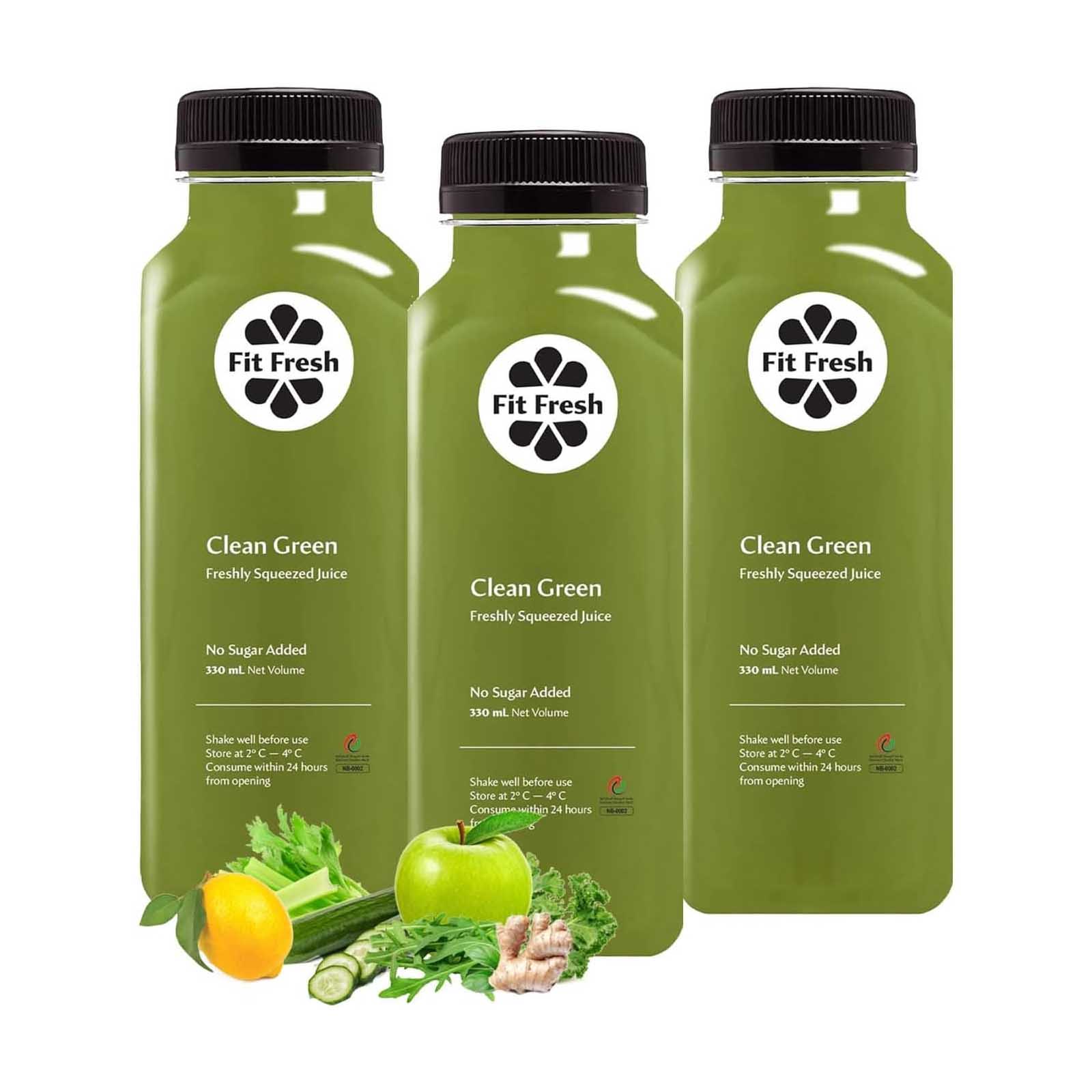 CLEAN GREEN JUICE FF ( 3 X 330 ML )