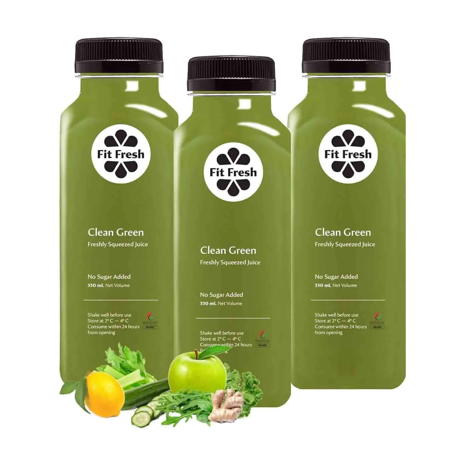 CLEAN GREEN JUICE FF ( 3 X 330 ML )