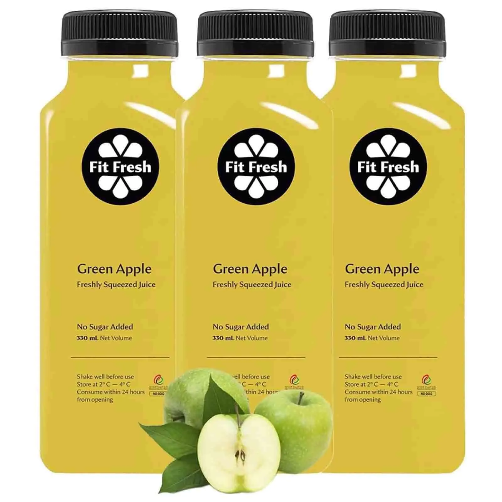 GREEN APPLE JUICE FF ( 3 X 330 ML )