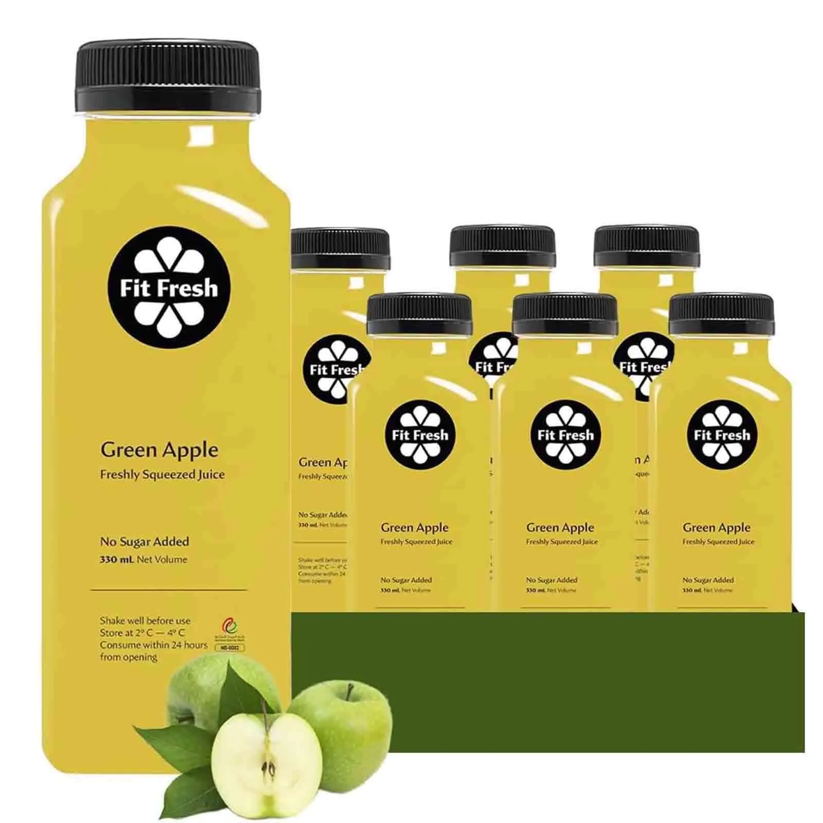 GREEN APPLE JUICE FF ( 6 X 330 ML )
