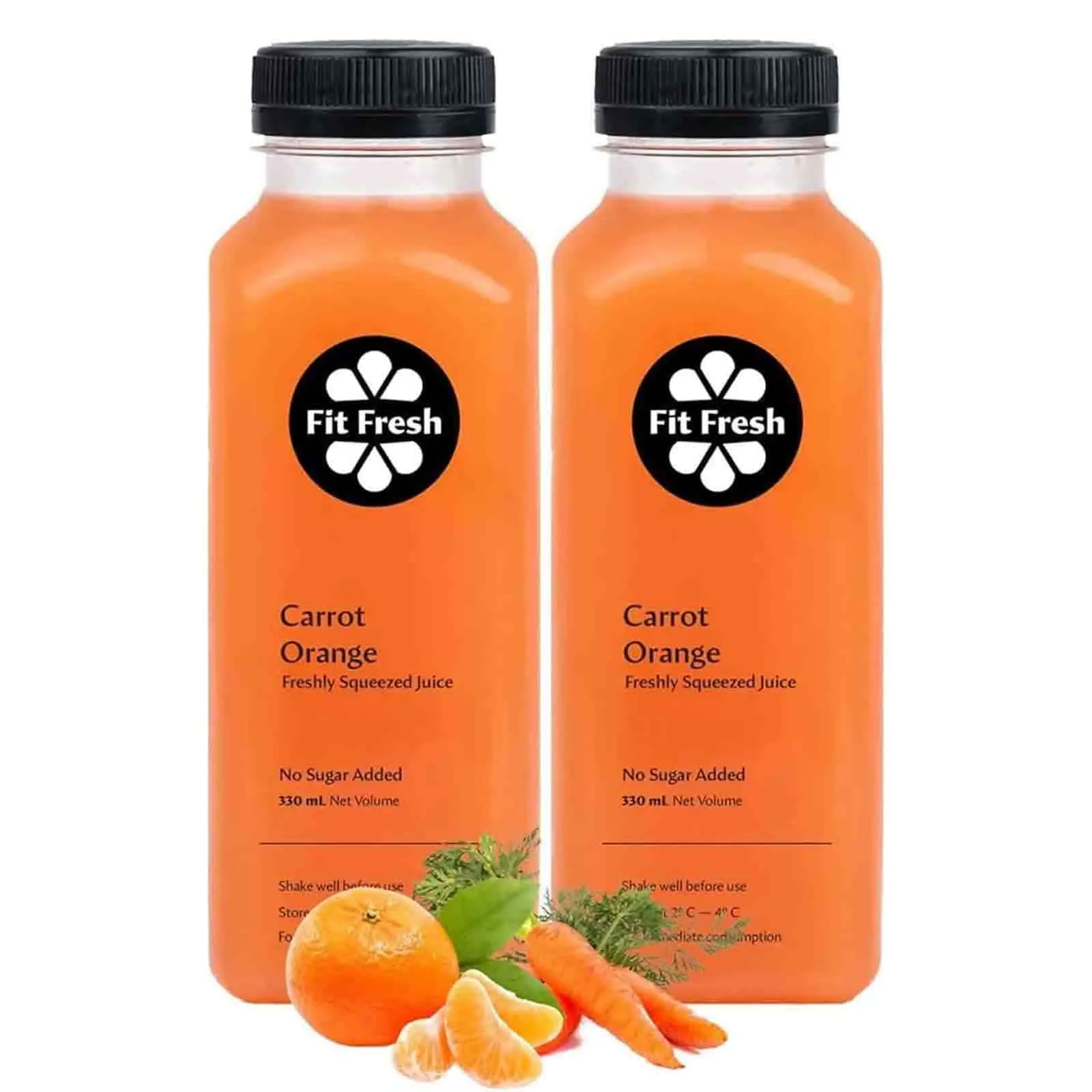 ORANGE AND CARROT JUICE FF ( 2 X 330 ML )