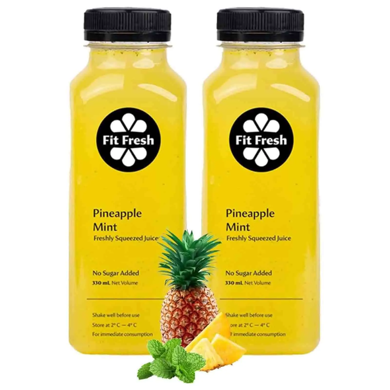 PINEAPPLE AND MINT JUICE FF ( 2 X 330 ML )