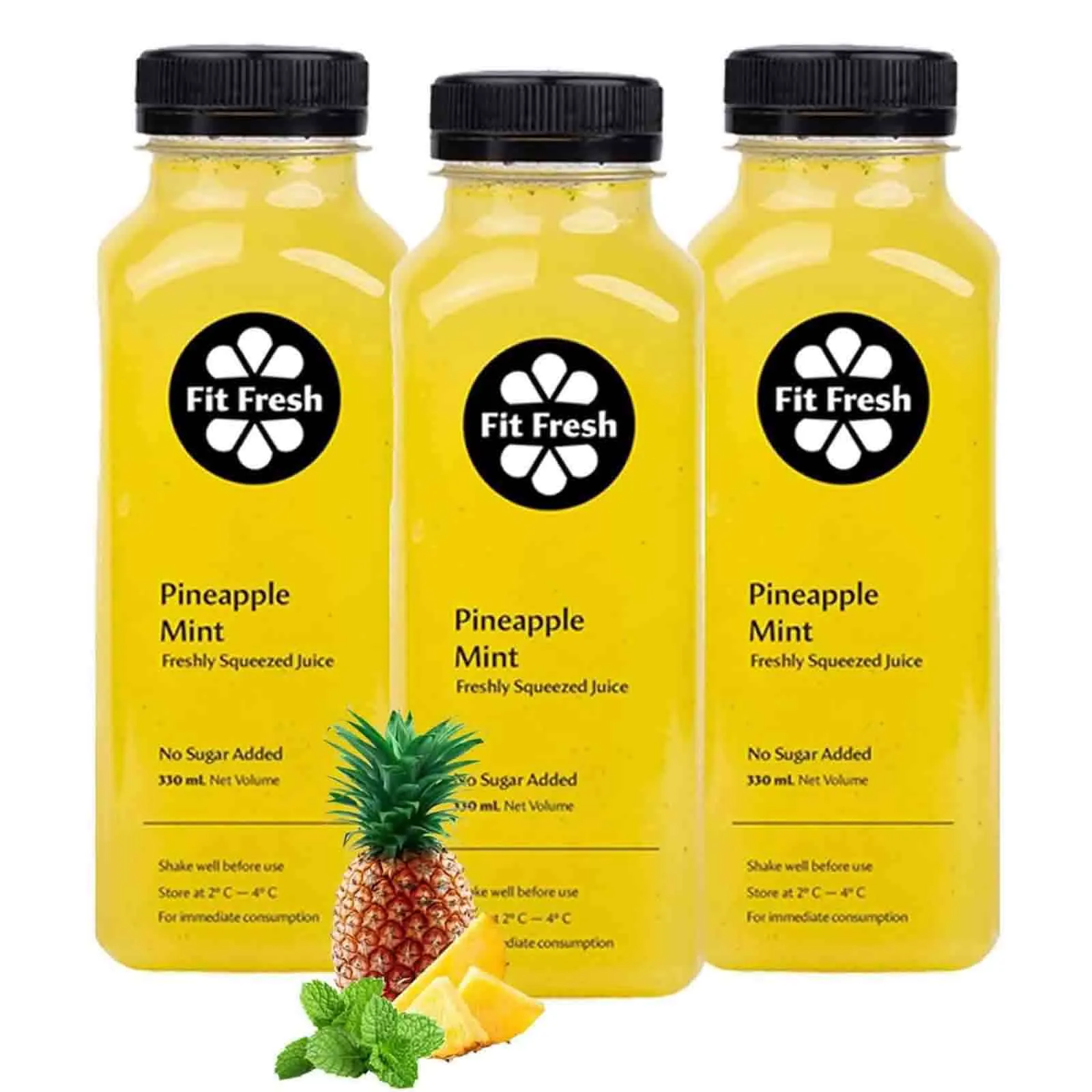 PINEAPPLE AND MINT JUICE FF ( 3 X 330 ML )