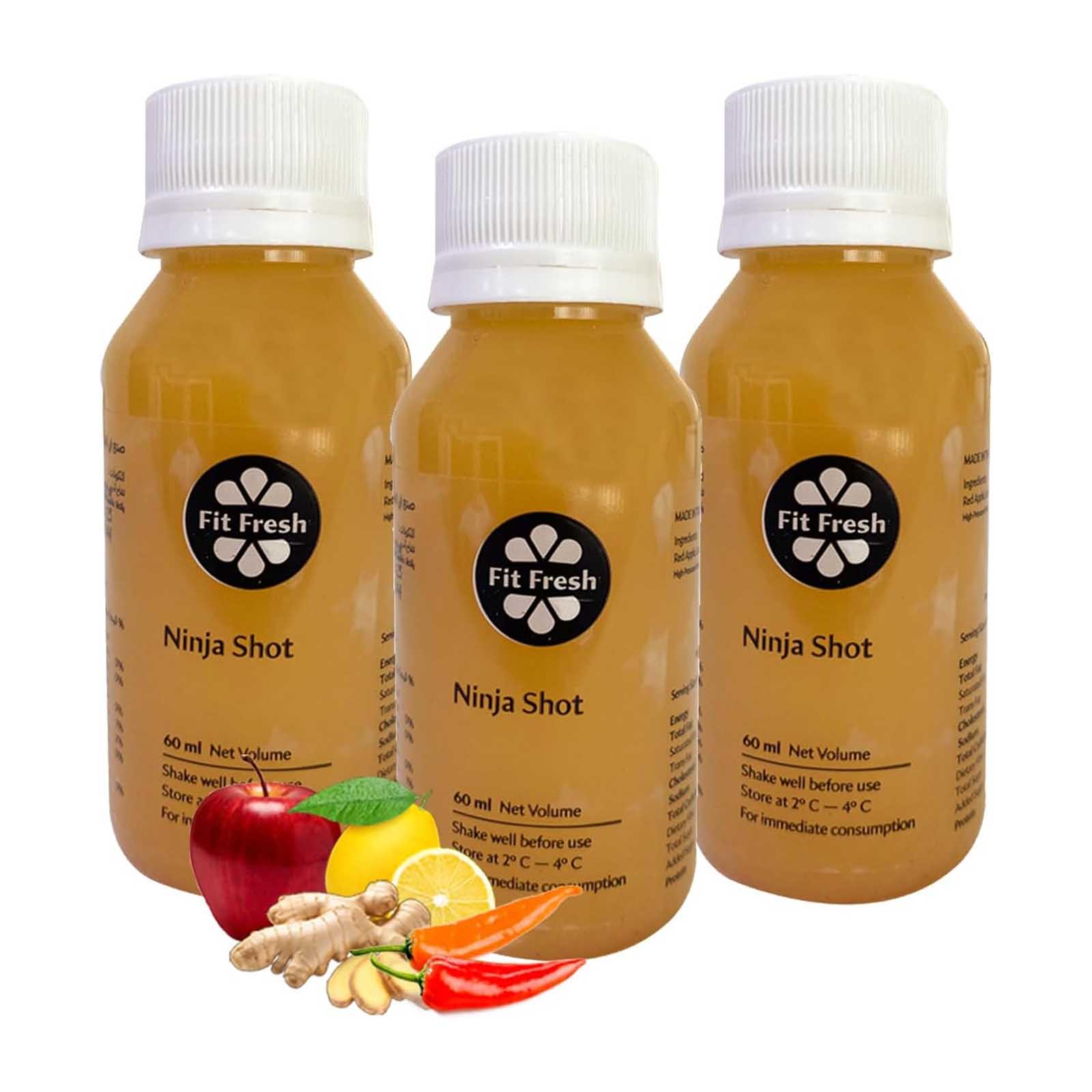 NINJA SHOT FF ( 3 X 60 ML )