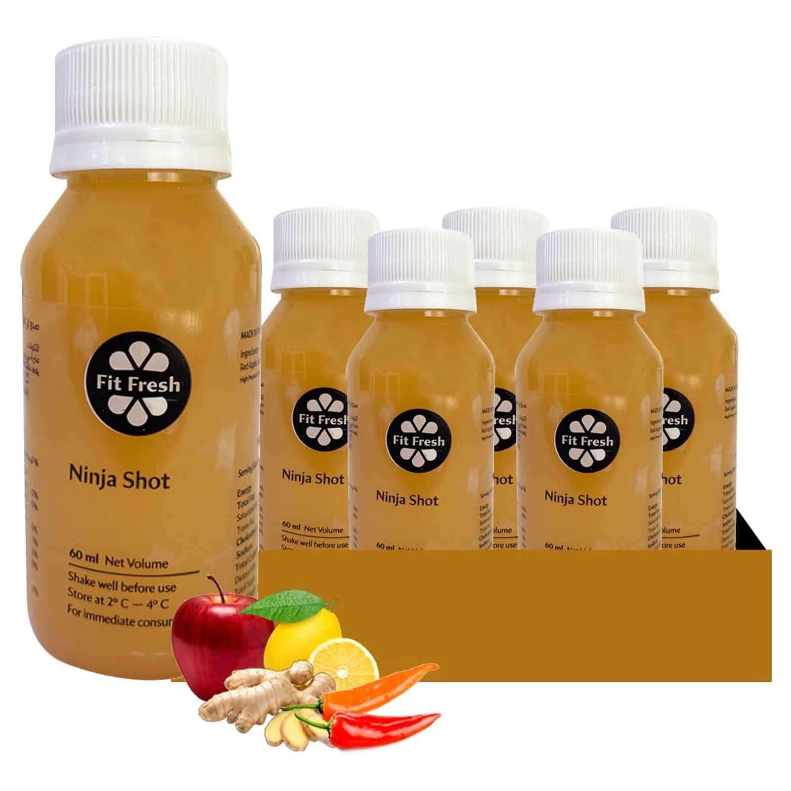 NINJA SHOT FF ( 5 X 60 ML )