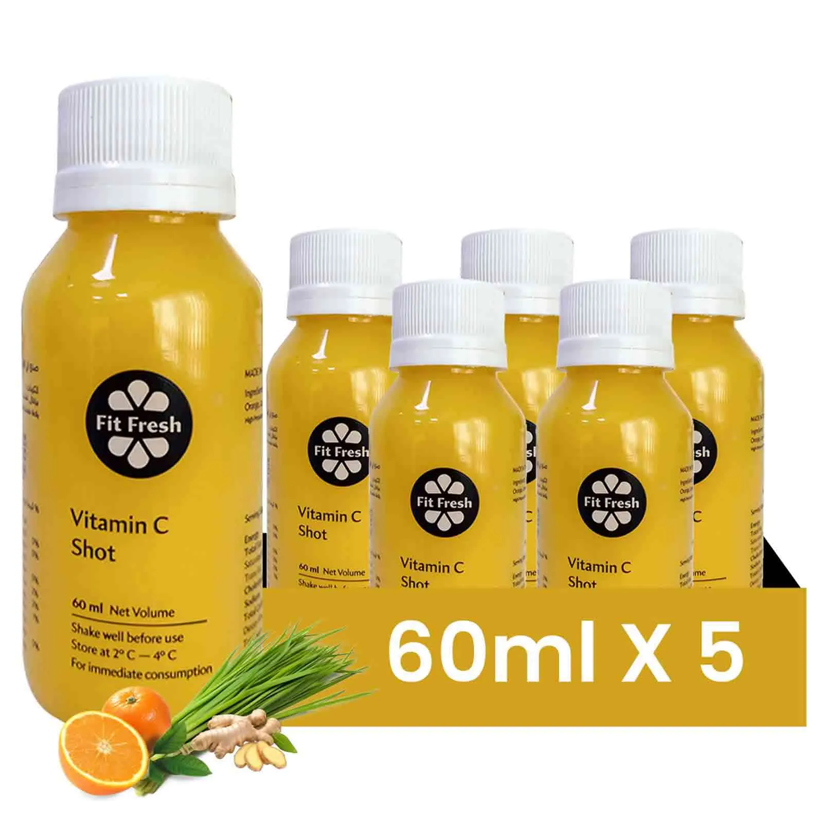 VITAMN C SHOT FF ( 5 X 60 ML )
