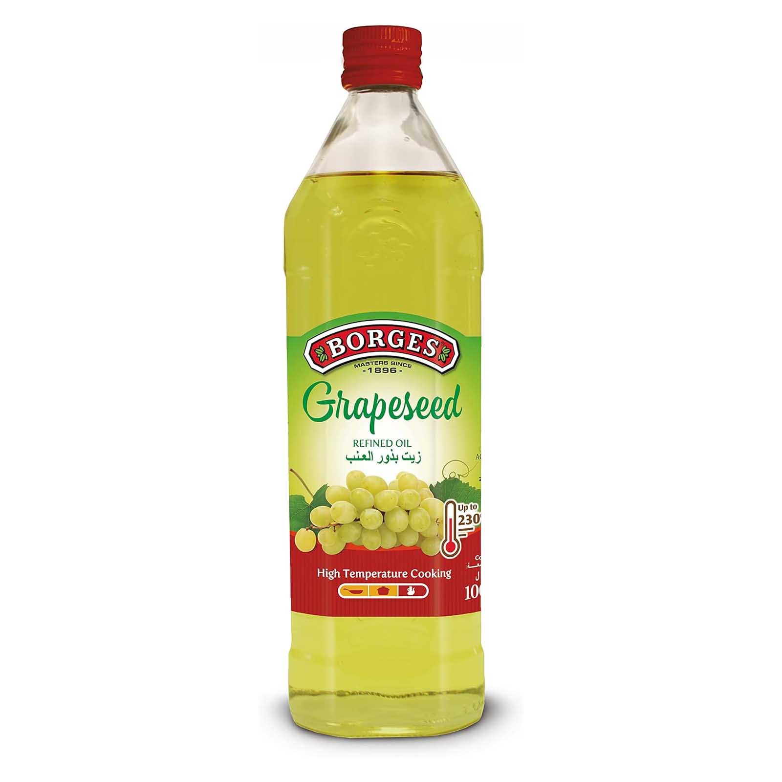 OIL GRAPESEED REFINED BORGES ( 1 LTR )