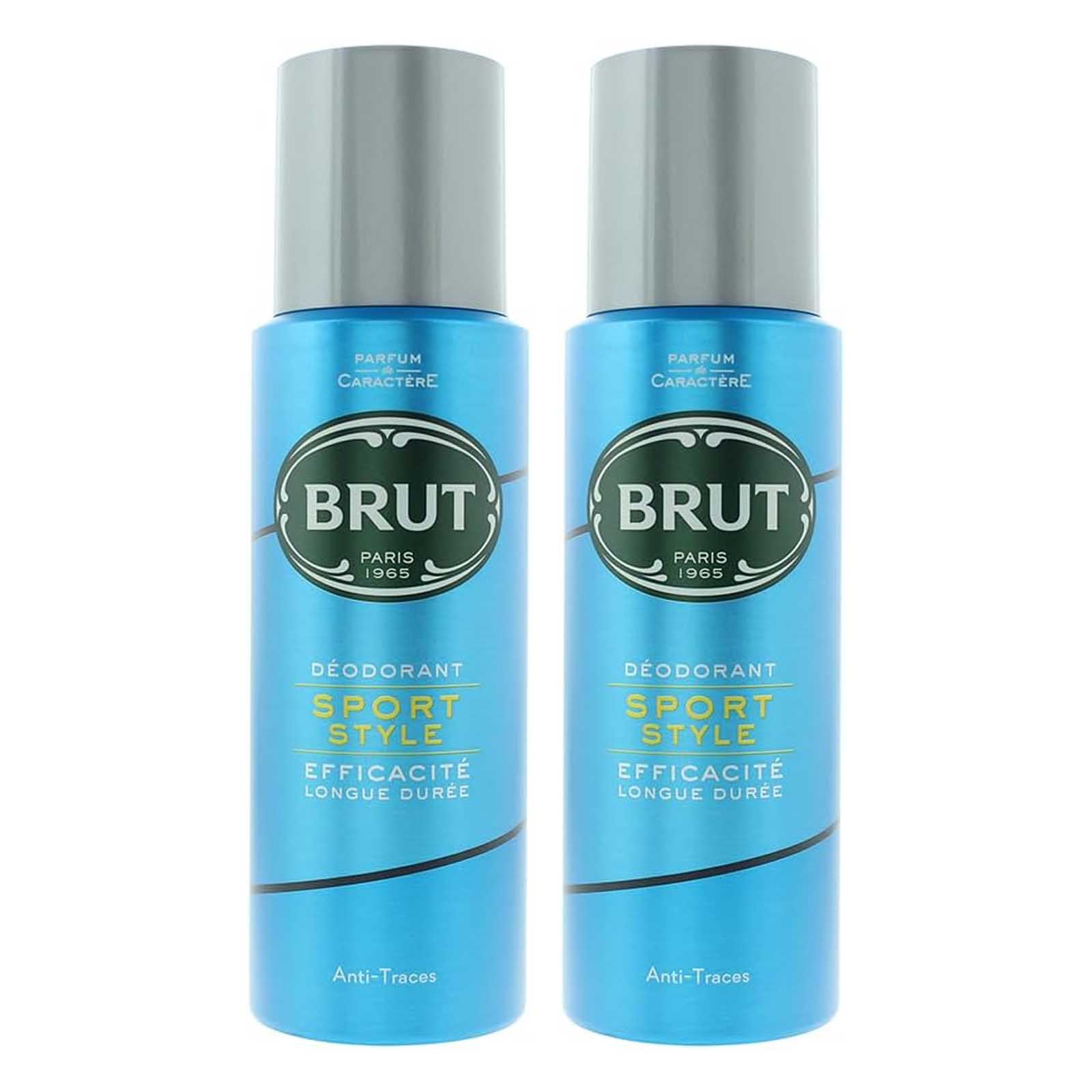 DEODORANT SPRAY SPORT STYLE BRUT ( 2 X 200 ML )
