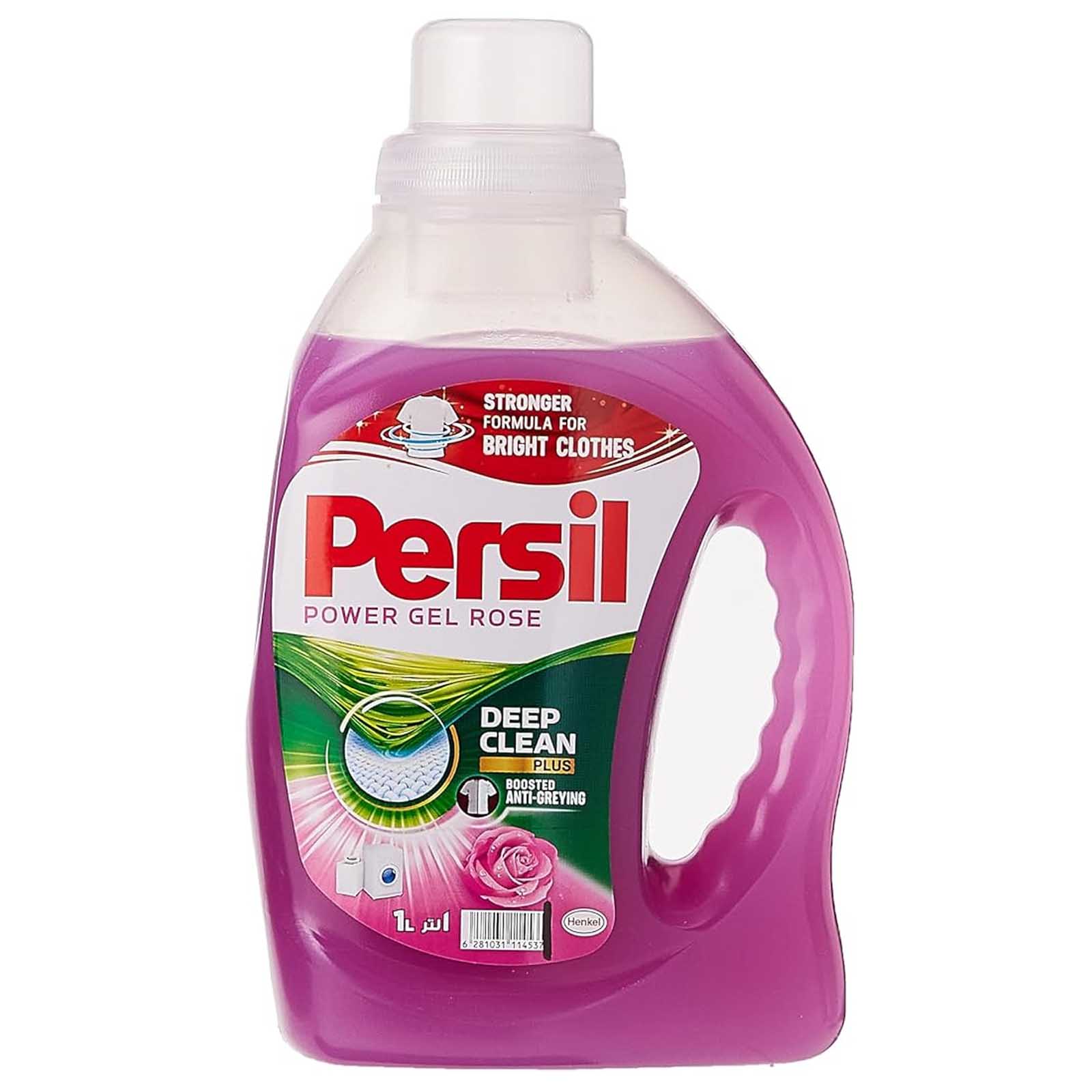LAUNDRY LIQUID POWER GEL ROSE PERSIL ( 1 LTR )