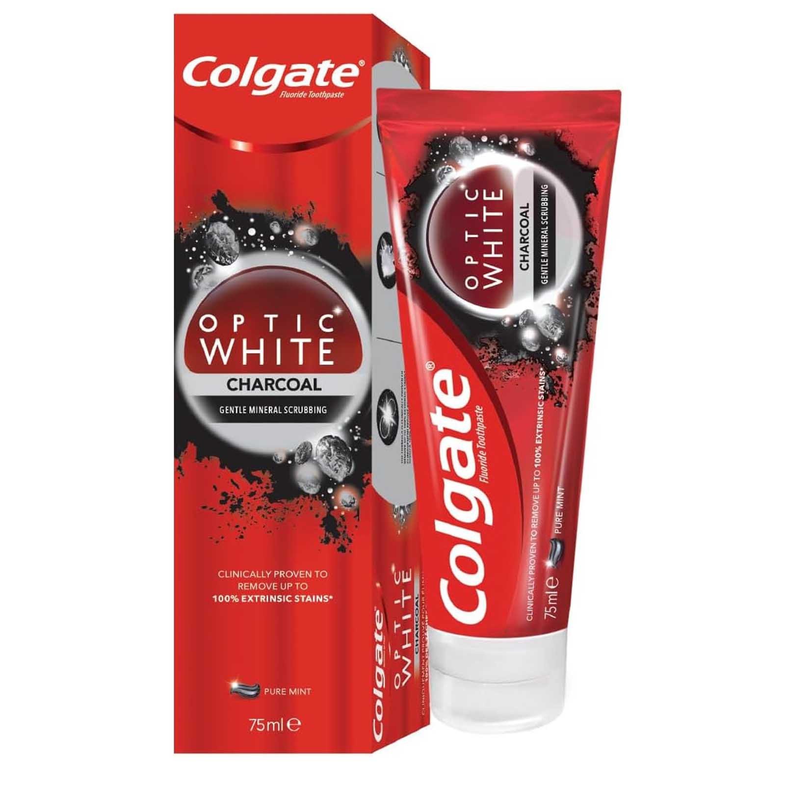  Colgate Optic White Charcoal Toothpaste 75 ml