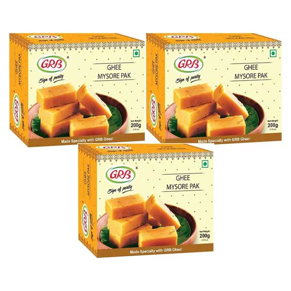 MYSORE PAK GRB ( 3 X 200 GM ) 