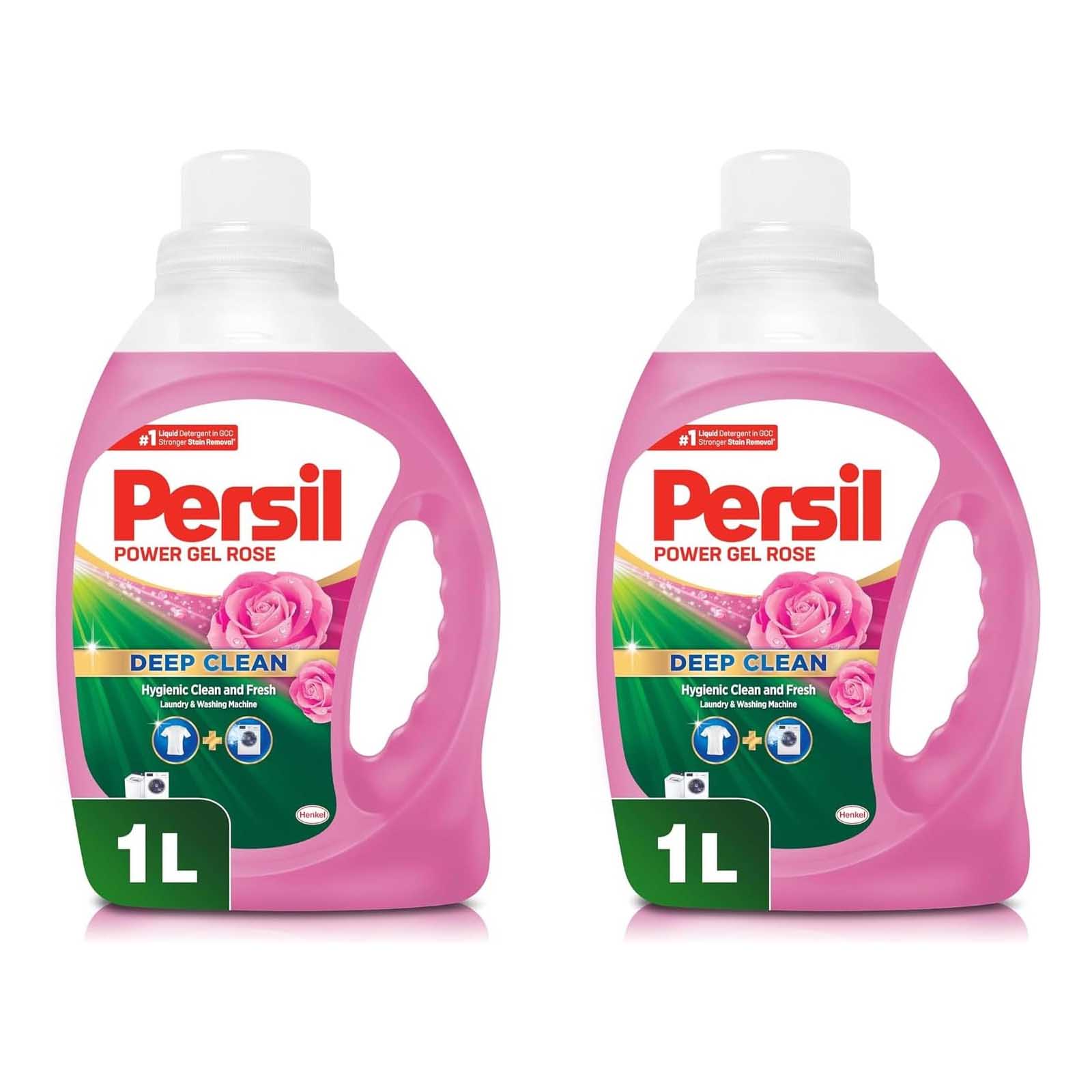 LAUNDRY LIQUID POWER GEL ROSE PERSIL ( 2 X 1 LTR )