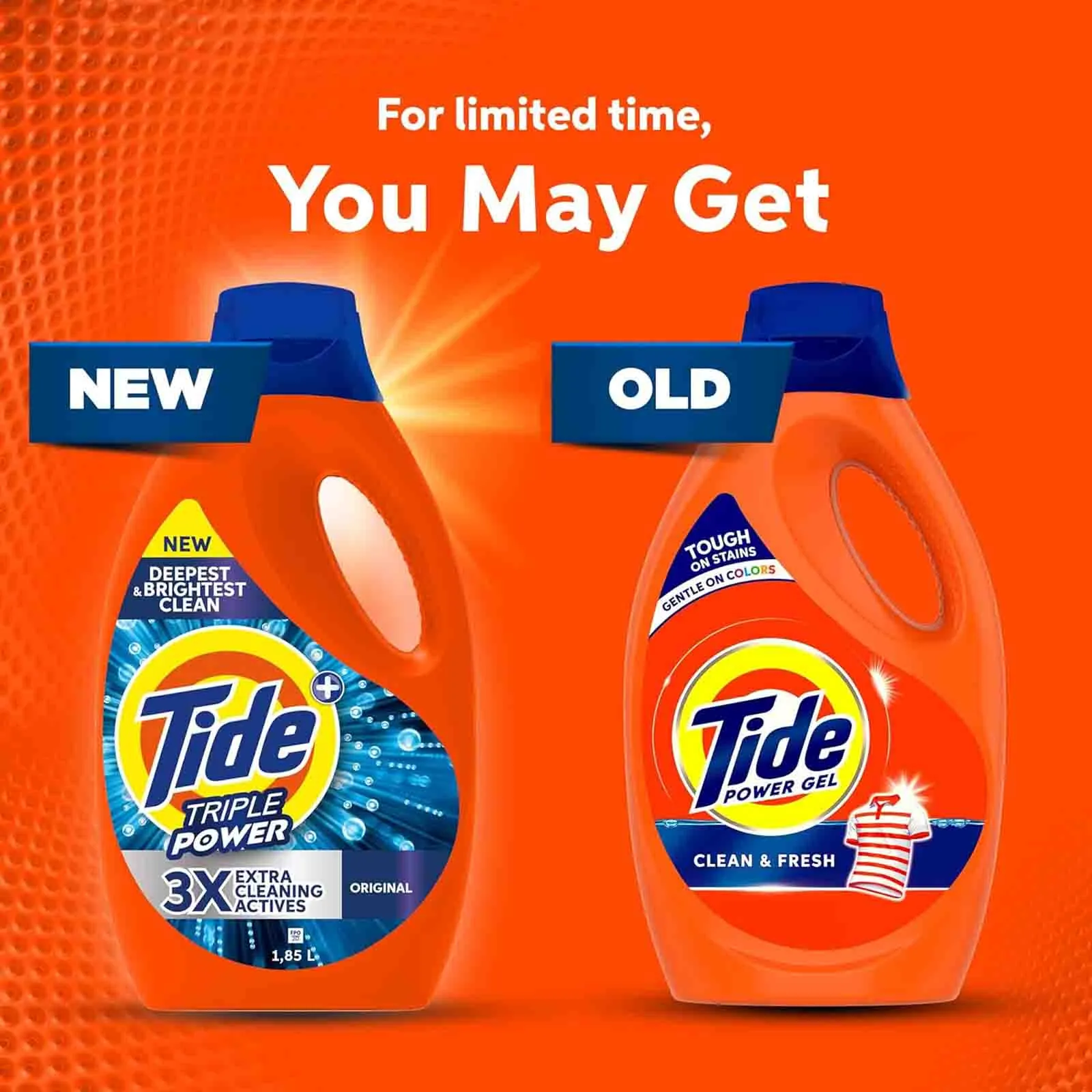 Tide Clean & Fresh Laundry Detergent Power Gel 4 L