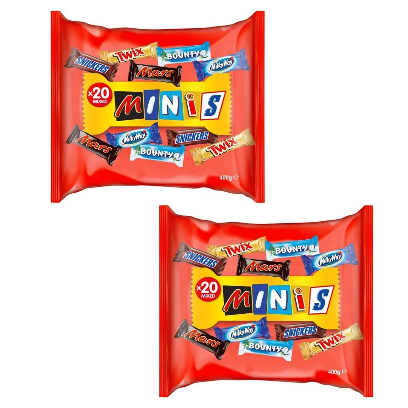 CHOCOLATE BEST OF MINIS MIXED MARS ( 2 X 400 GM )