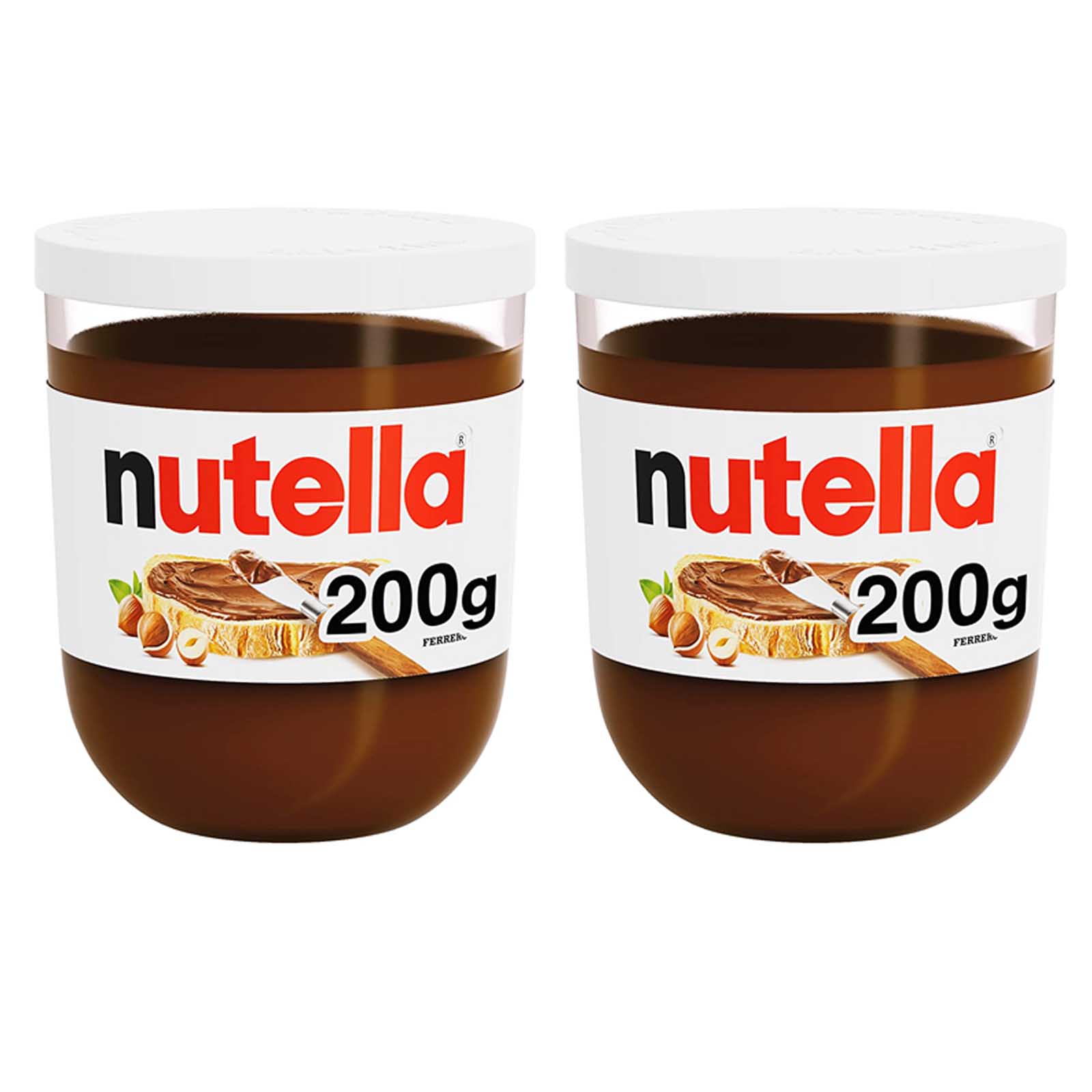 NUTELLA CHOCOLATE HAZELNUT ( 2 X 200 GM )