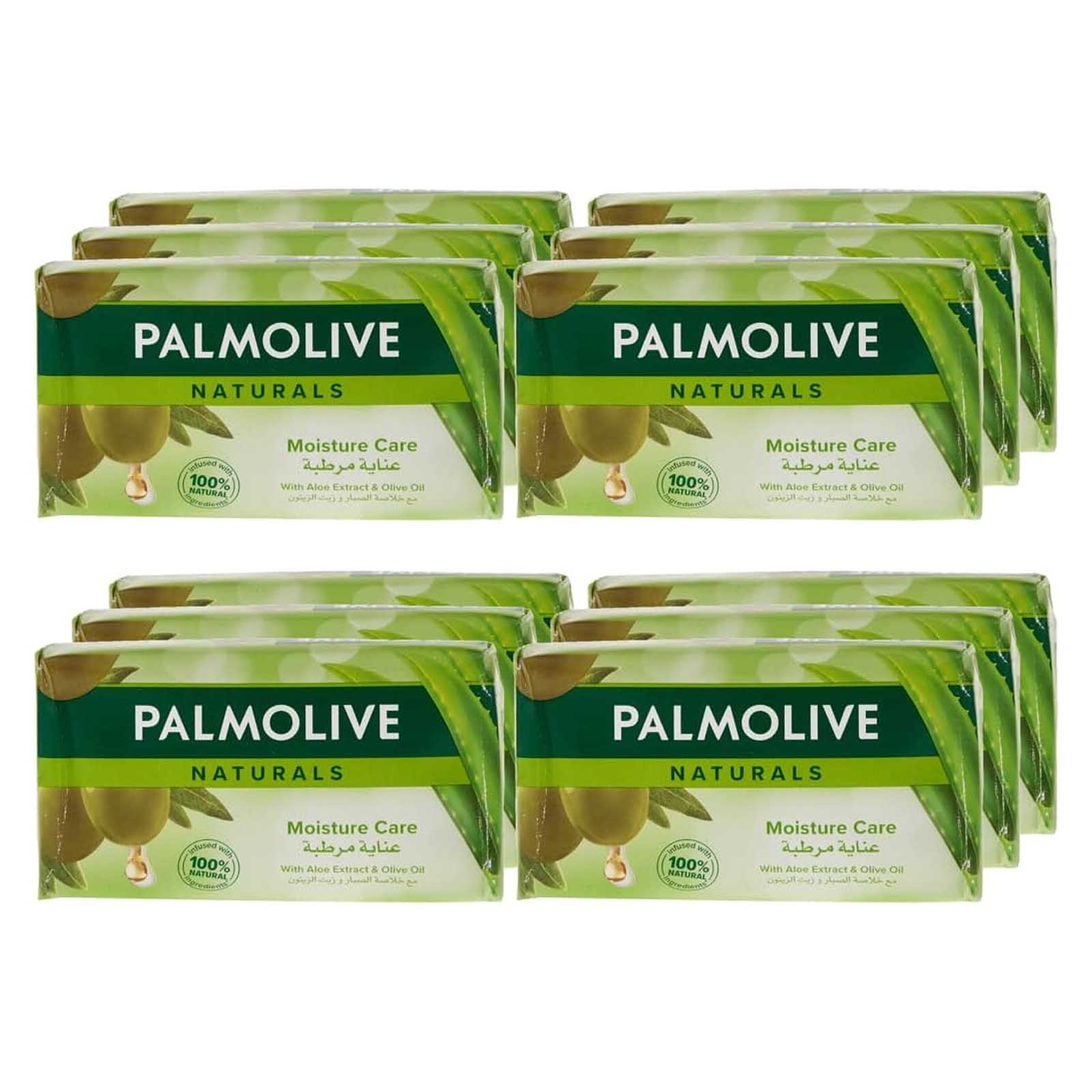 SOAP MOISTURE CARE ALOE & OLIVE PALMOLIVE ( 2 X 6 X 170 GM )