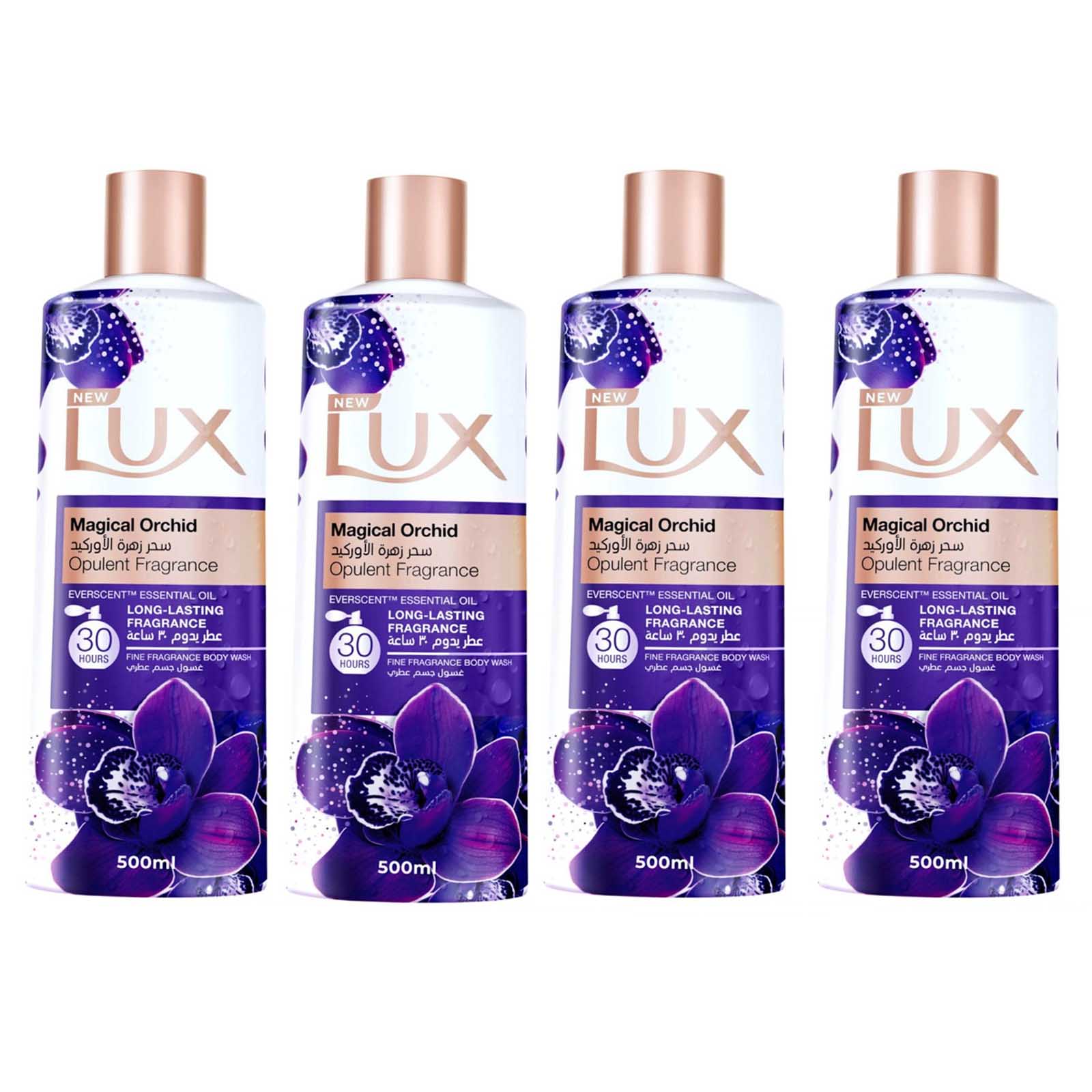 BODY WASH MAGICAL ORCHID LUX ( 4 X 500 ML )