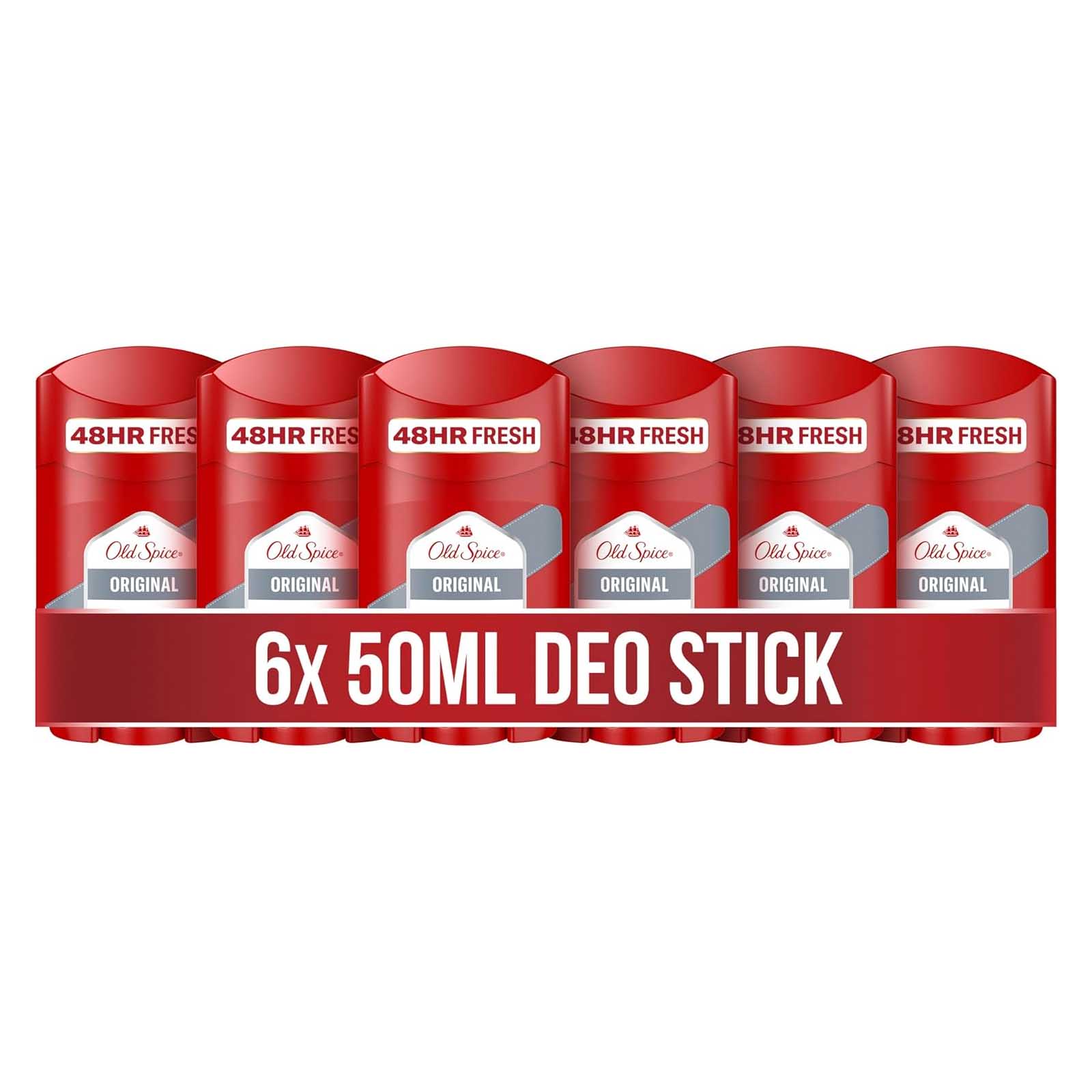 DEODORANT STICK ORIGINAL MEN OLD SPICE ( 6 X 50 ML )