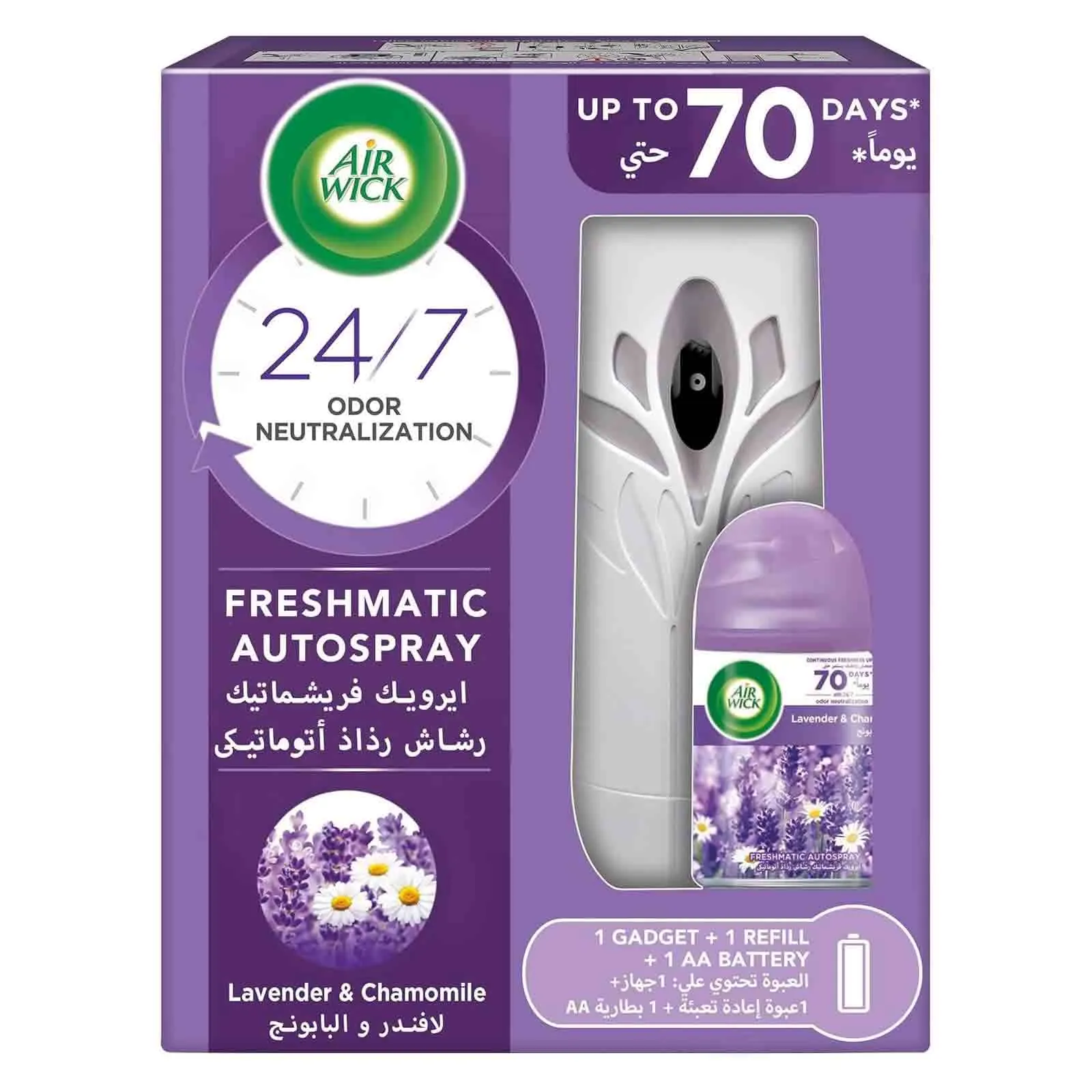 AIR FRESHNER FRESHMATIC AUTOSPRAY LAVENDER & CAMOMILE AIR WICK ( 250 ML )