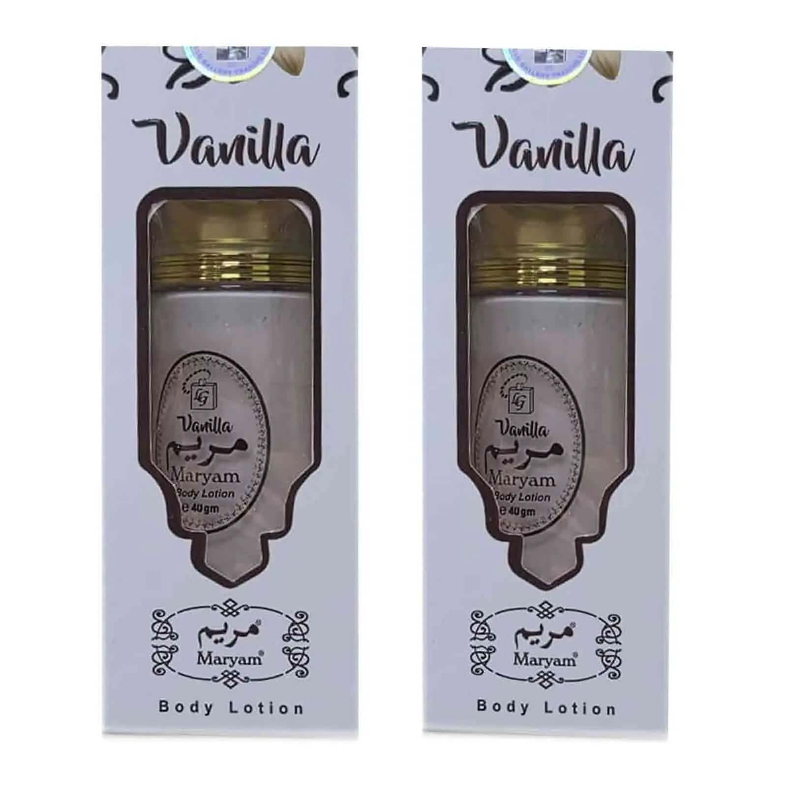 BODY LOTION FOR WOMEN VANILLA MARYAM ( 2 X 40 ML )