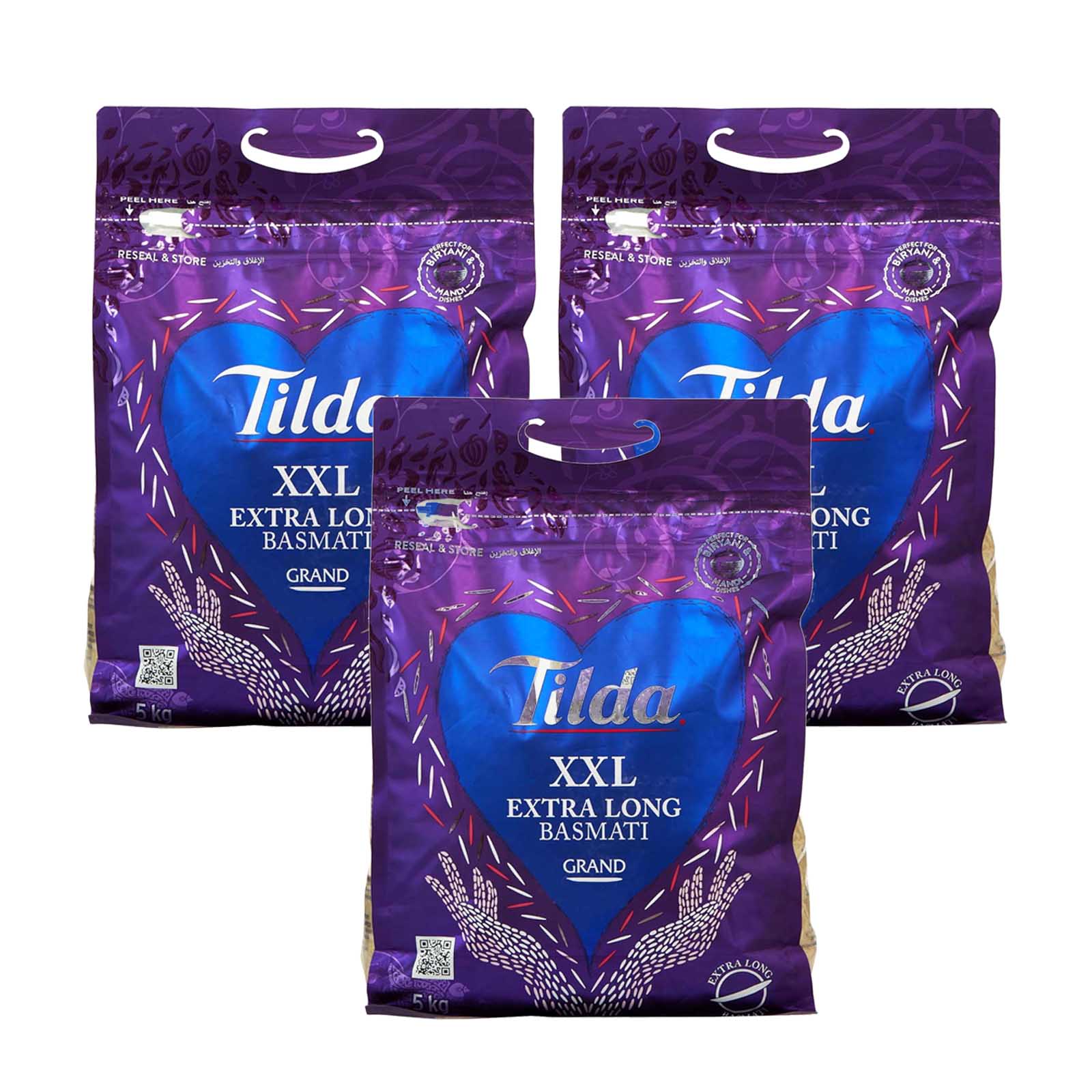 RICE BASMATI GRAND TILDA ( 3 X 5 KG )