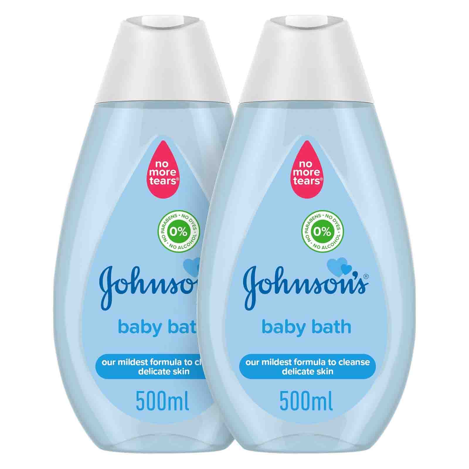 BABY BATH FOR CLEANSE DELICATE SKIN JOHNSONS ( 2 X 500 ML )