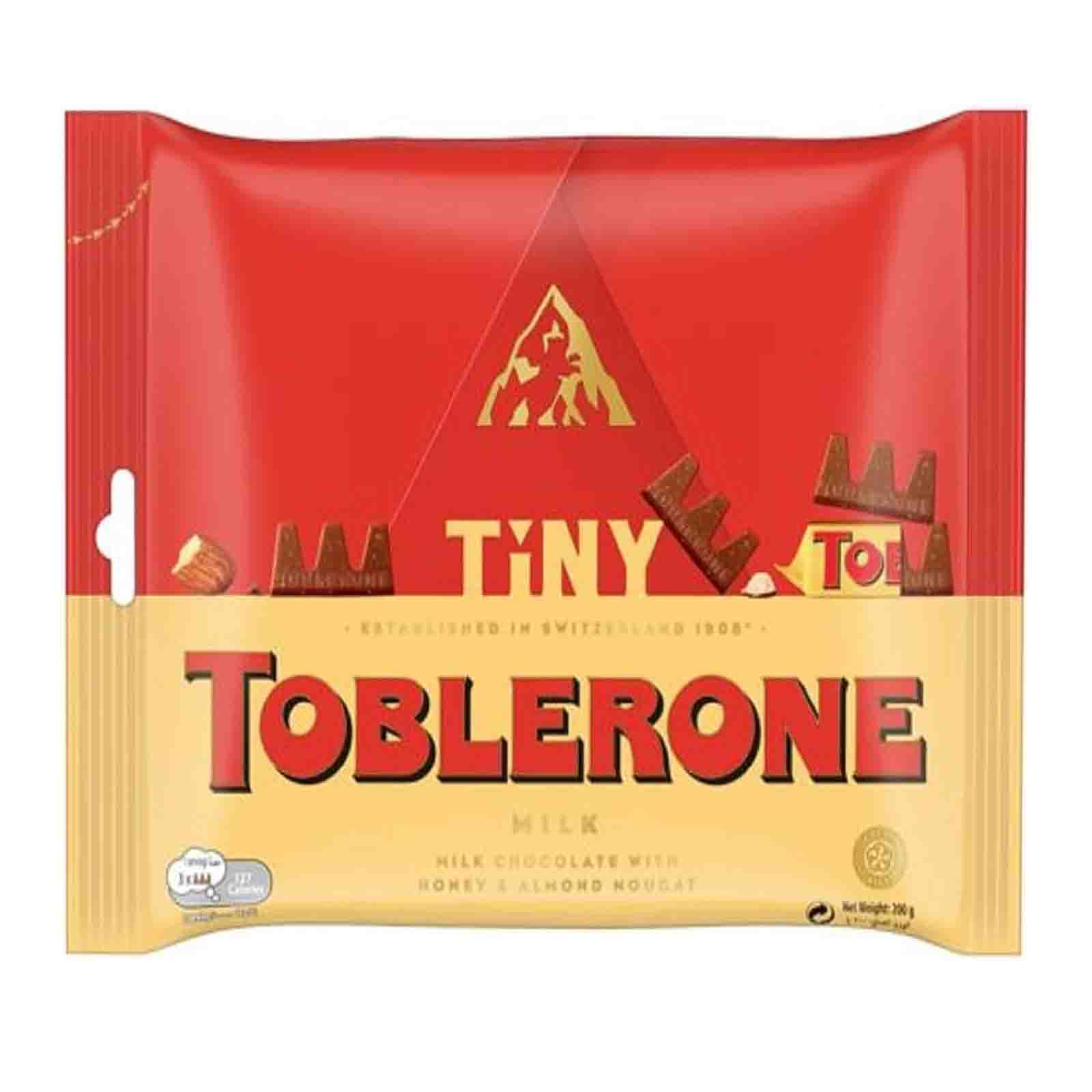 CHOCOLATE SWISS MILK MINI TINY TOBLERONE ( 200 GM )