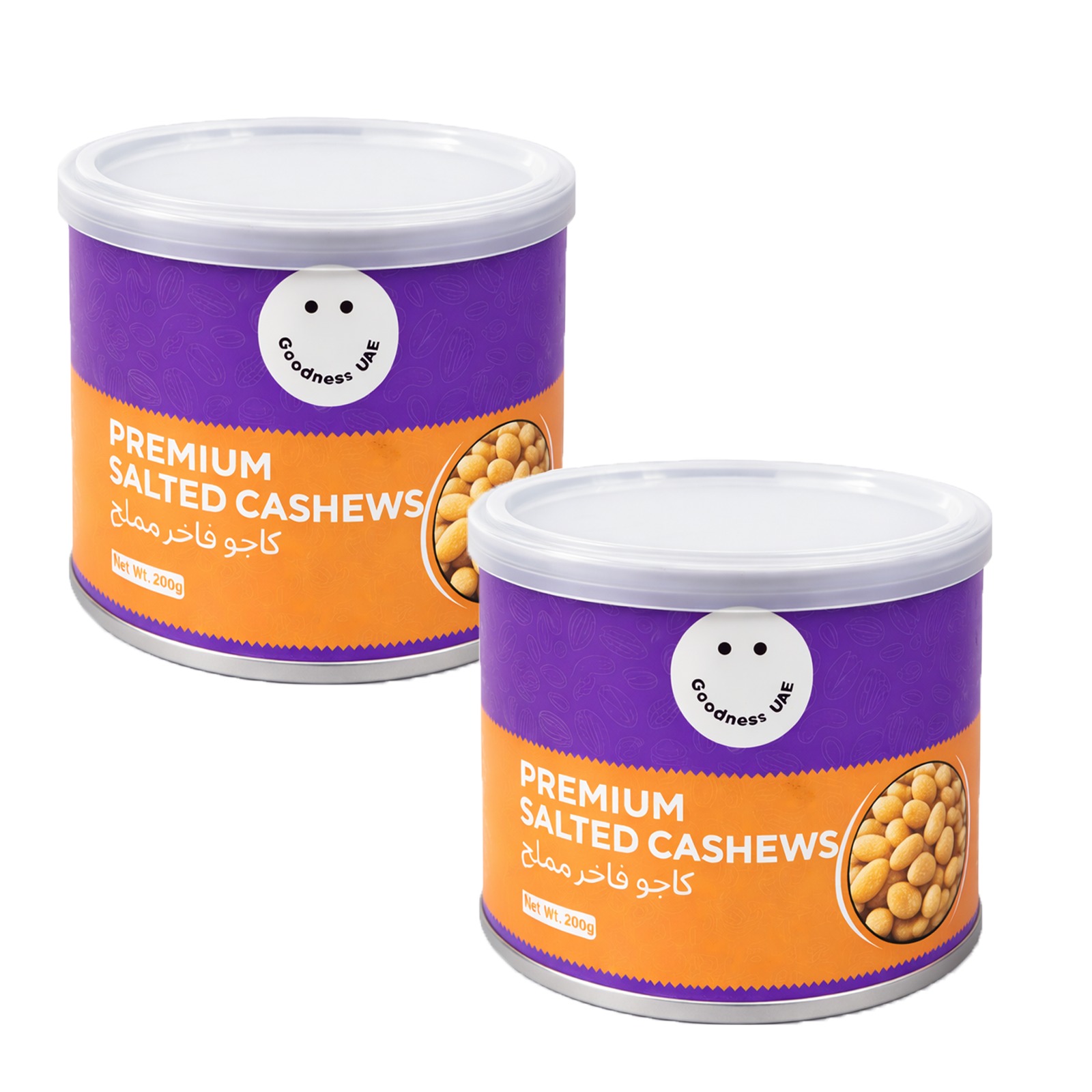 NUTS PREMIUM CASHEW SALTED TIN GOODNESS ( 2 X 200 GM )