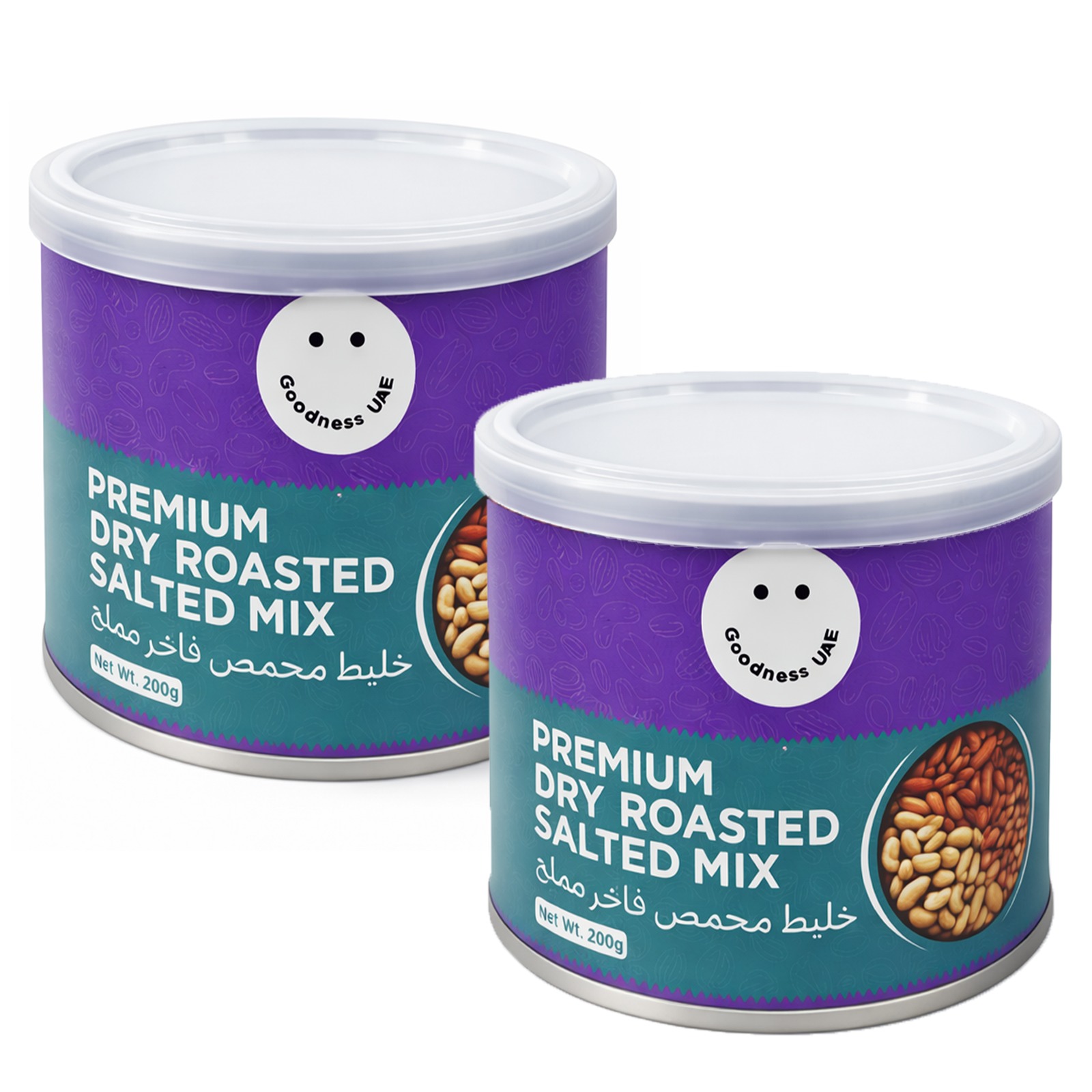 NUTS DRY ROASTED SALTED TIN GOODNESS ( 2 X 200 GM ) 
