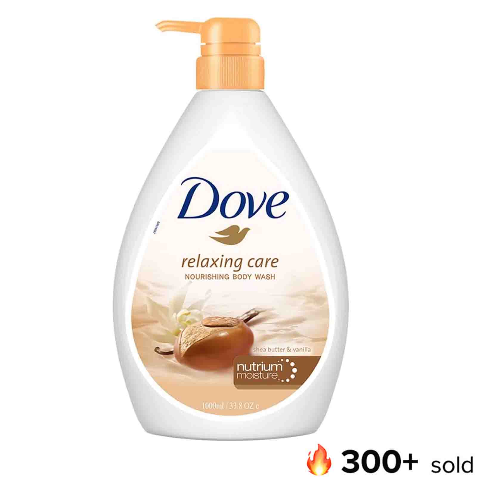 BODY WASH RELAXING CARE SHIA BUTTER & VANILLA DOVE ( 1000 ML )
