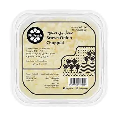 BROWN ONION CHOPPED ( 250 GM )