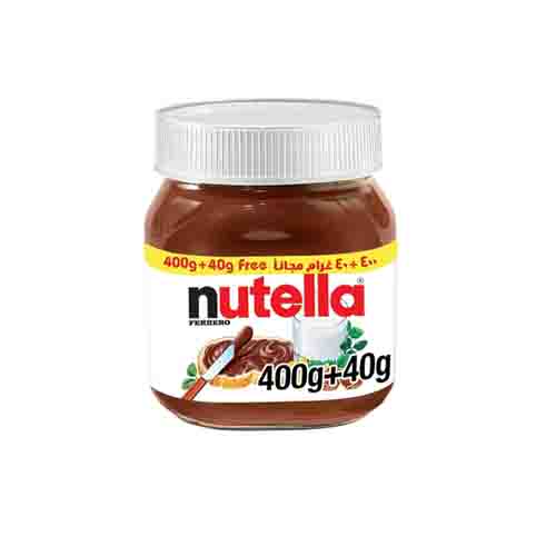 NUTELLA CHOCOLATE HAZELNUT ( 400+40 GM )