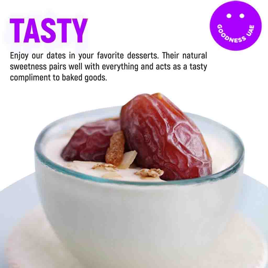  Goodness UAE  Premium Medjool Dates 500g Gift Pack – Naturally Sweet, Jumbo Size Dates from UAE – Healthy Snack, High in Fiber & Energy 