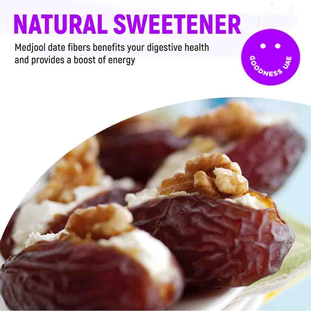  Goodness UAE  Premium Medjool Dates 500g Gift Pack – Naturally Sweet, Jumbo Size Dates from UAE – Healthy Snack, High in Fiber & Energy 