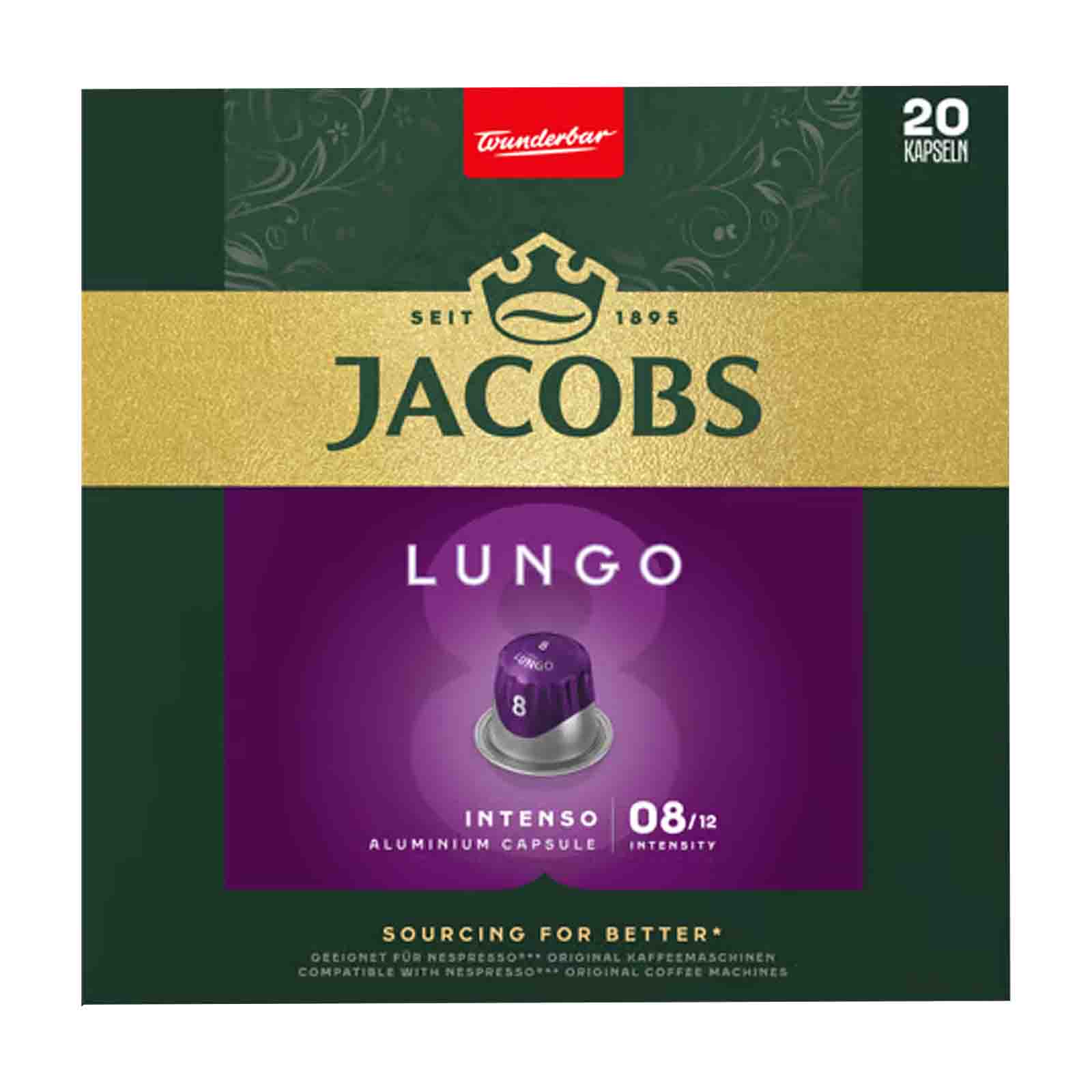 COFFEE CAPSULES LUNGO JACOBS ( 104 GM )