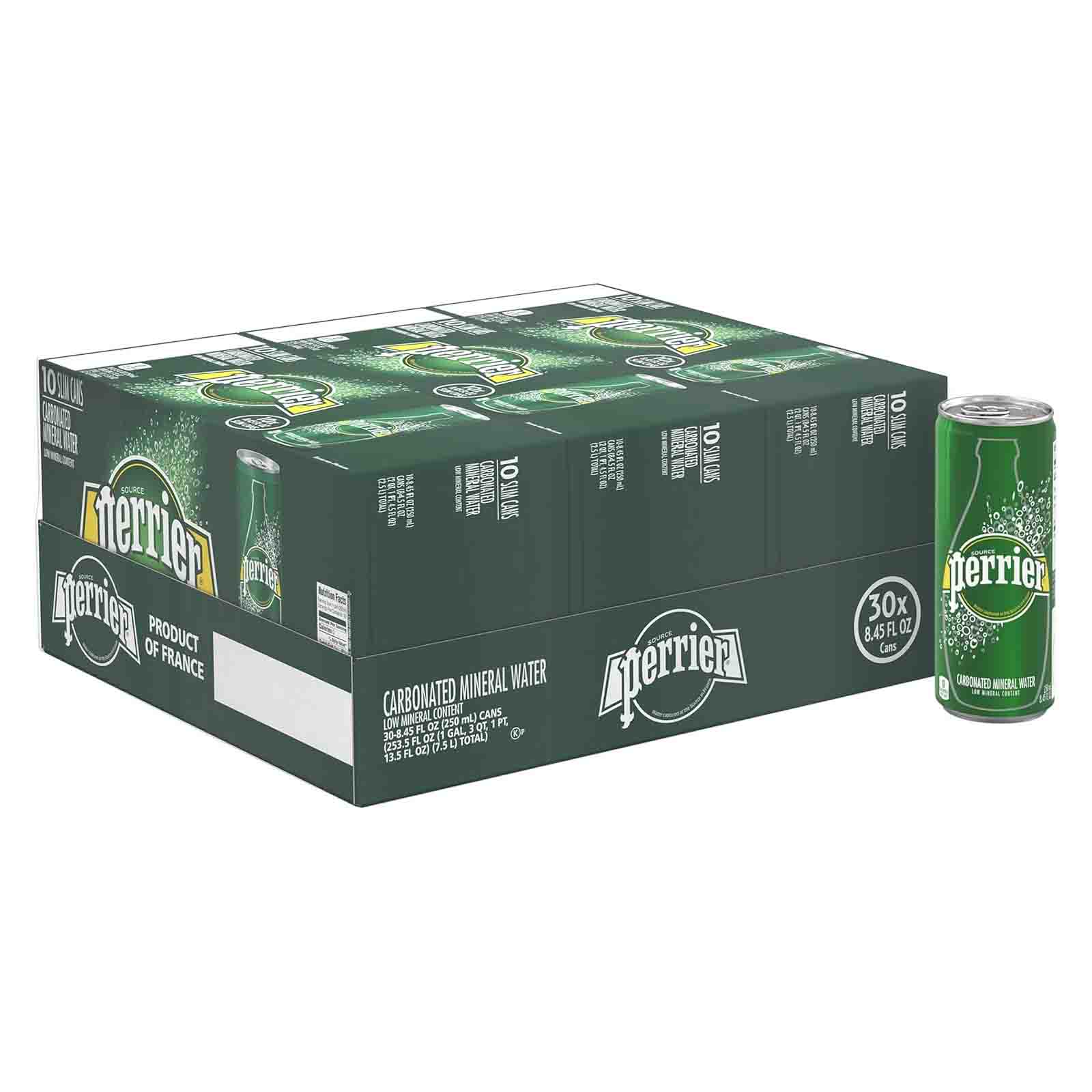 WATER NATURAL MINERAL CAN PERRIER ( 3 X 10 X 250 ML )