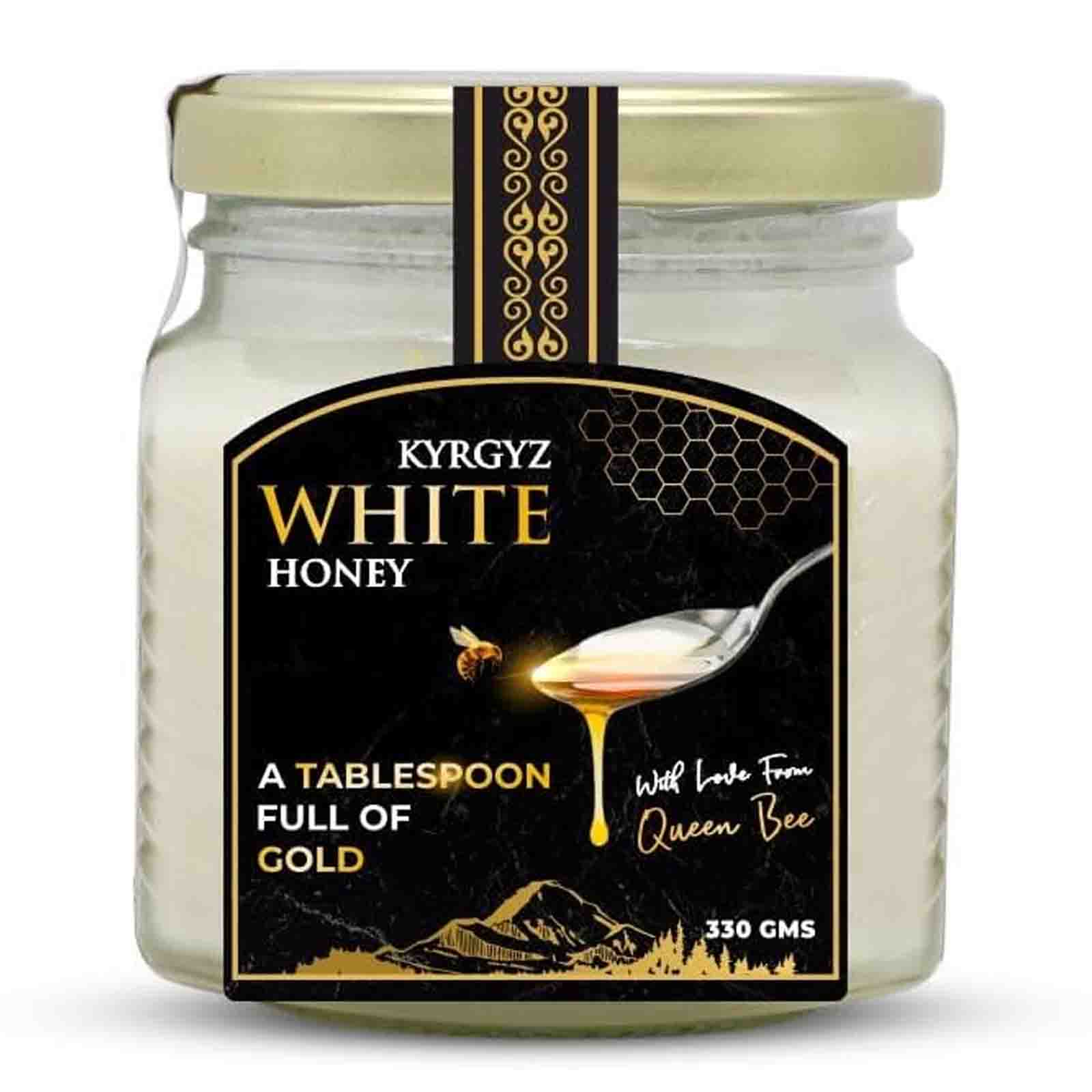 HONEY WHITE ROYAL JELLY MANAS HONEY ( 330 GM )