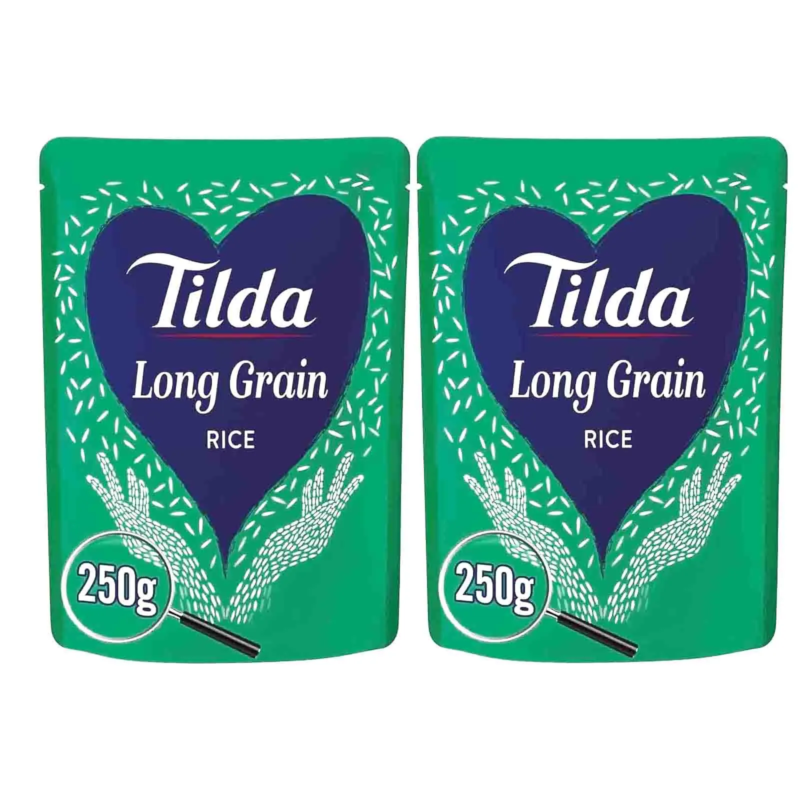 RICE BASMATI WHOLE GRAIN  MICROWAVE TILDA ( 2 X 250 G ) 