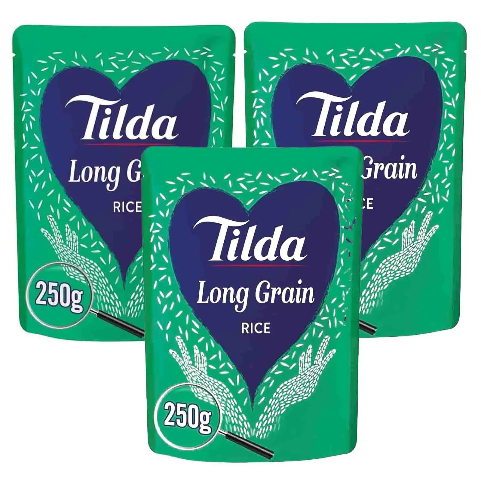RICE BASMATI WHOLE GRAIN  MICROWAVE TILDA ( 3 X 250 G ) 
